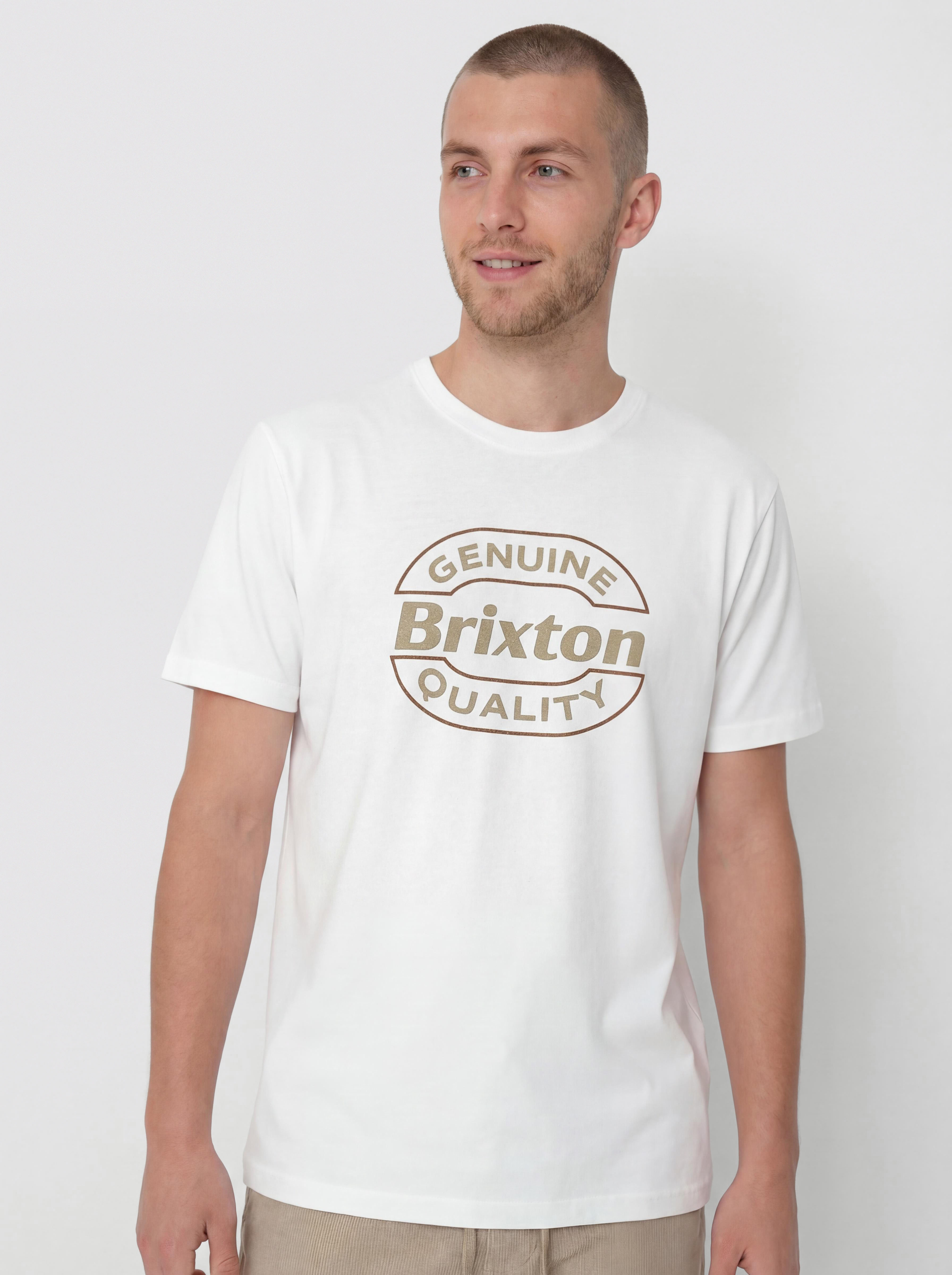 Tričko Brixton Keaton Tlrt (white/red)