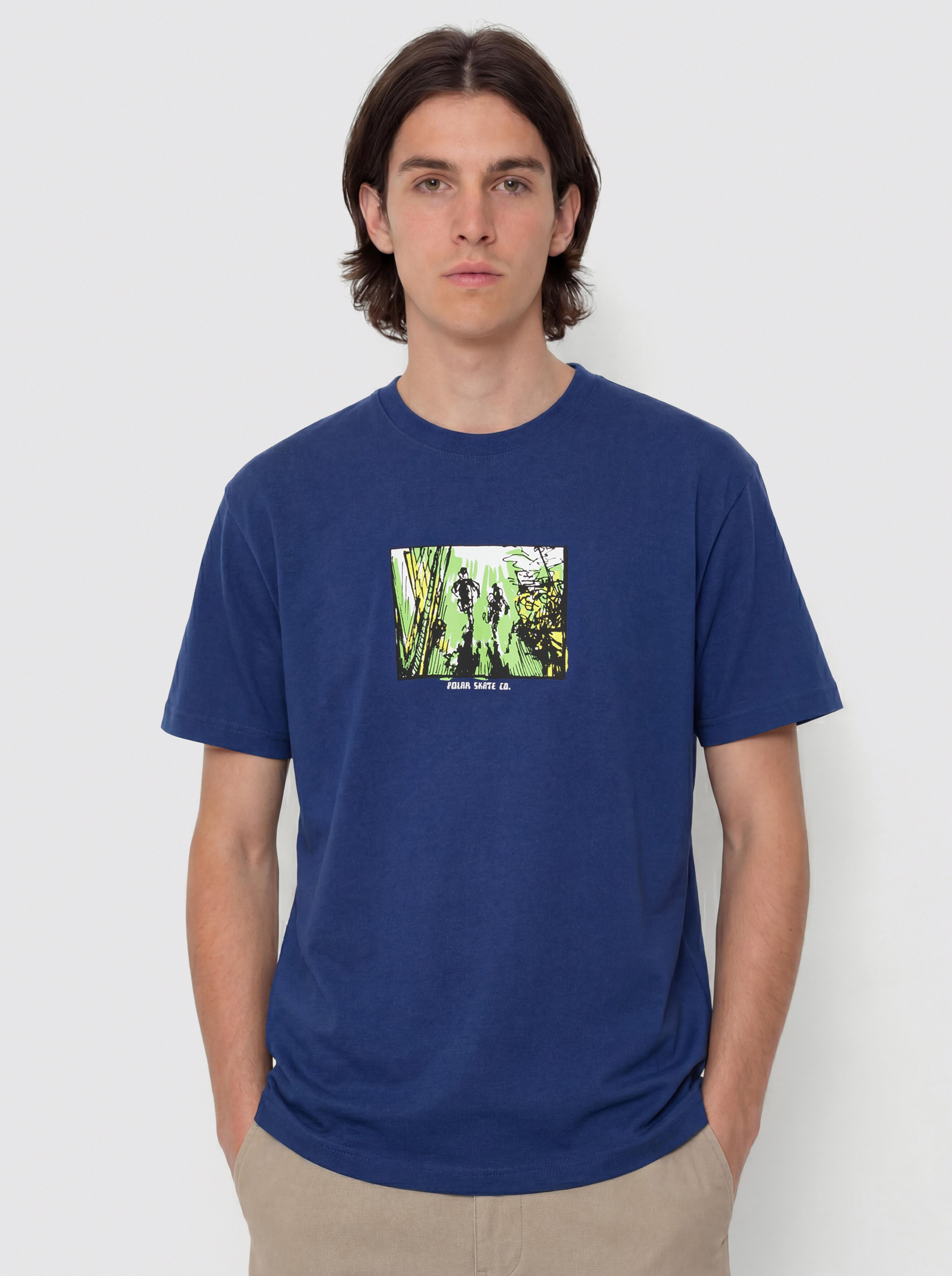 Tričko Polar Skate Running (deep royal blue)