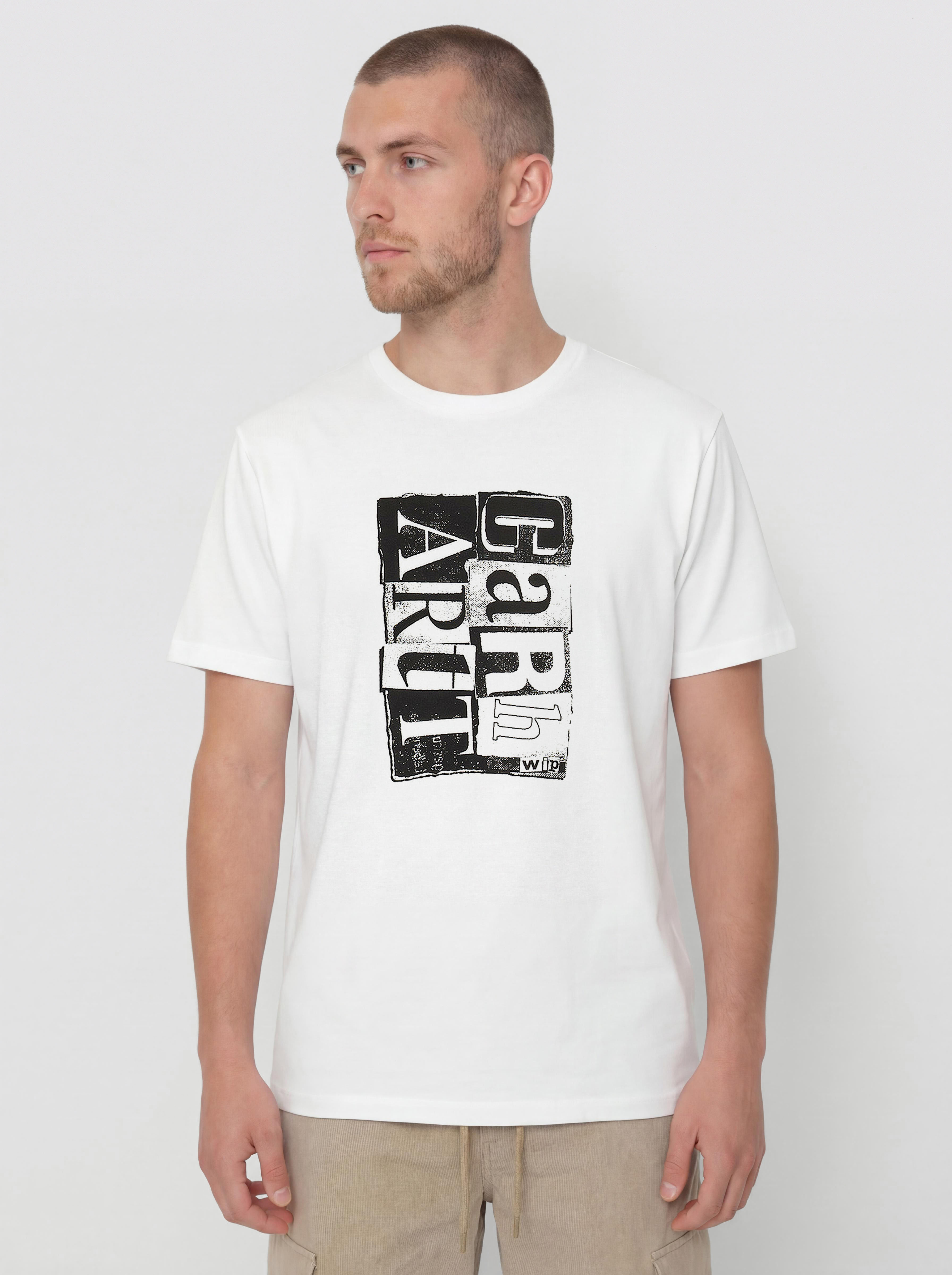 Tričko Carhartt WIP Moving Letterpress (white)