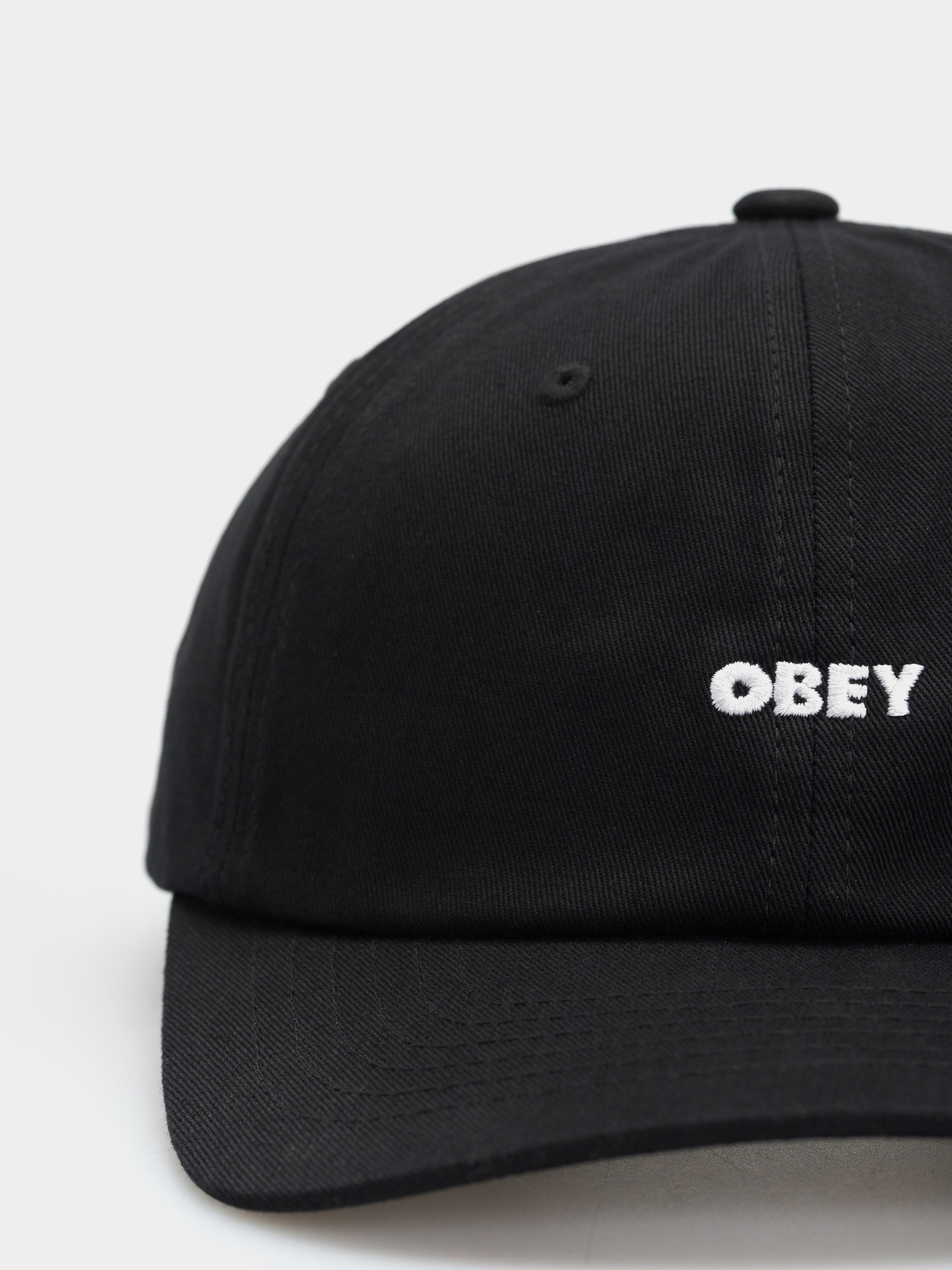 Šiltovka OBEY Bold Curve 6 Panel (black)
