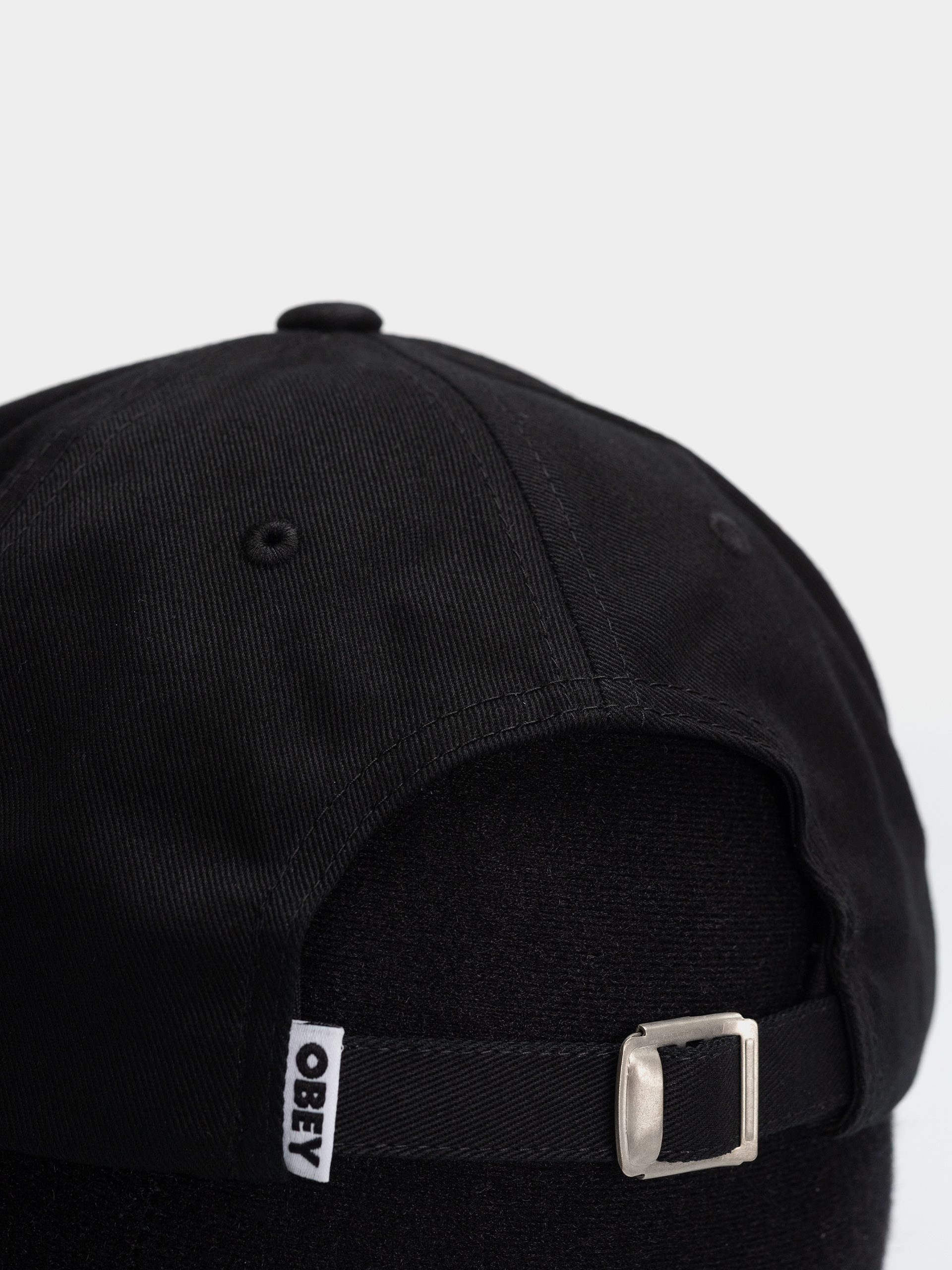 Šiltovka OBEY Bold Curve 6 Panel (black)