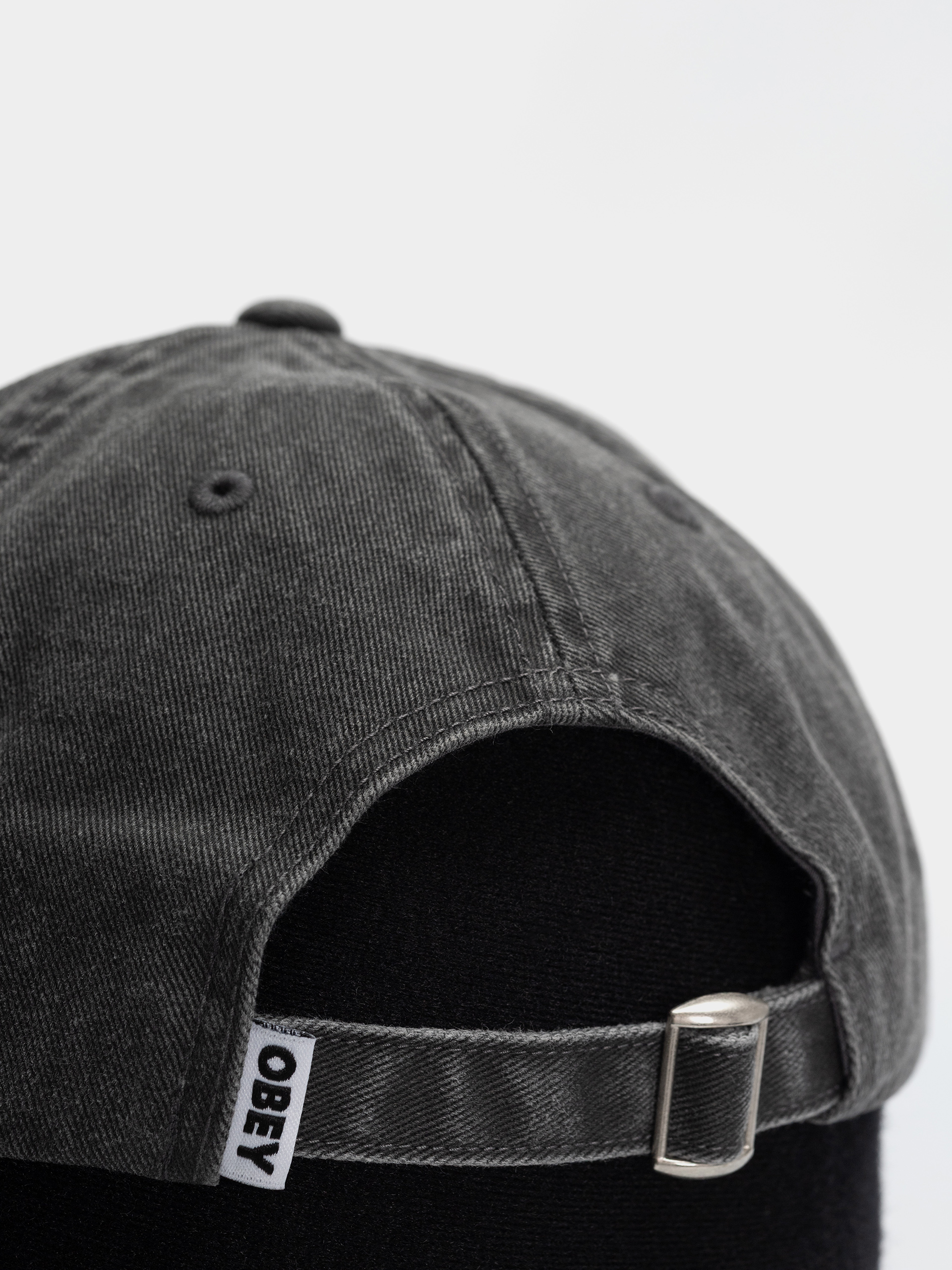 Šiltovka OBEY Pigment Slanted (pigment black)