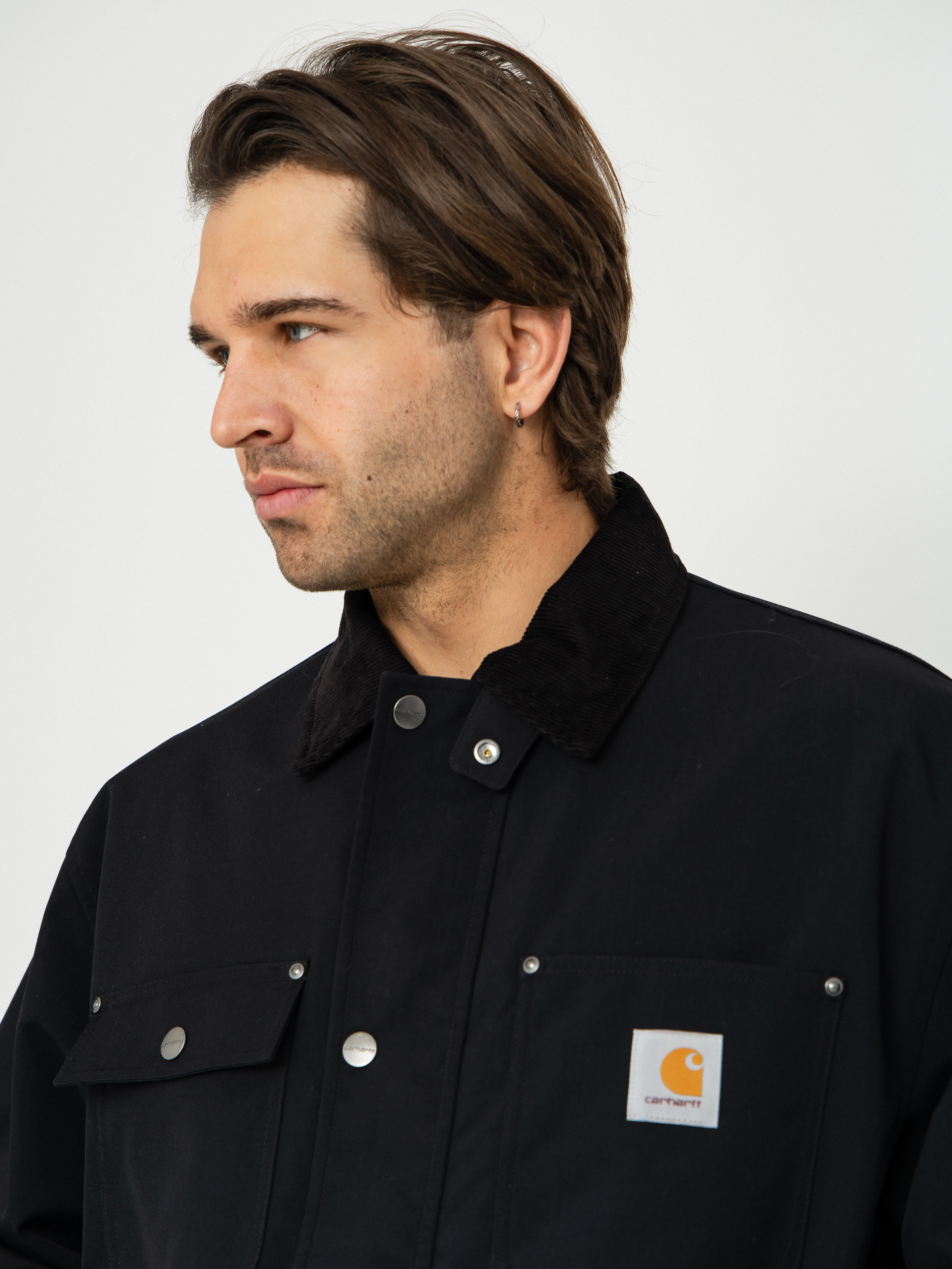 Bunda Carhartt WIP Clapton (black/black)