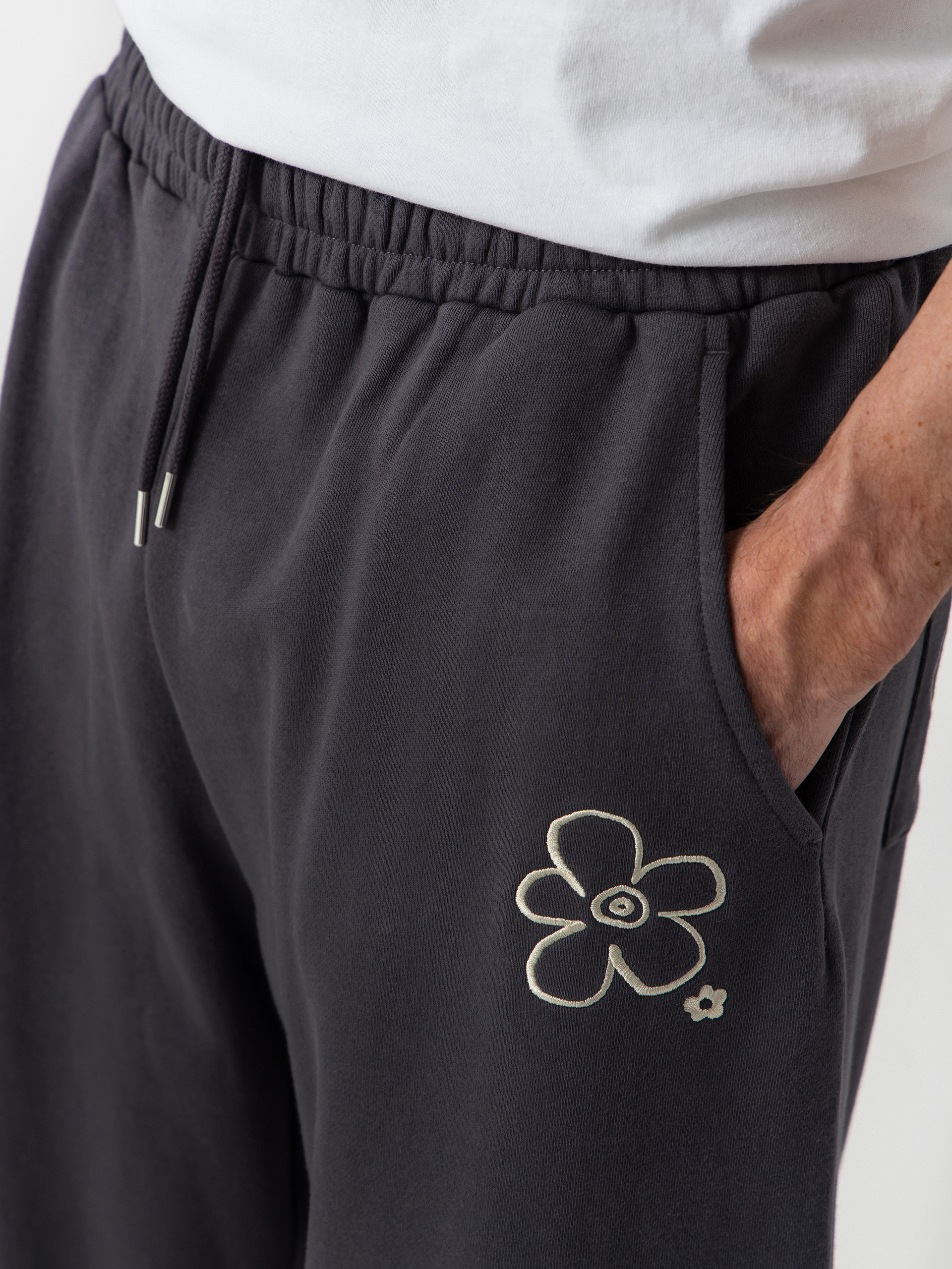 Nohavice RipNDip Blonded Straight Leg (charcoal)