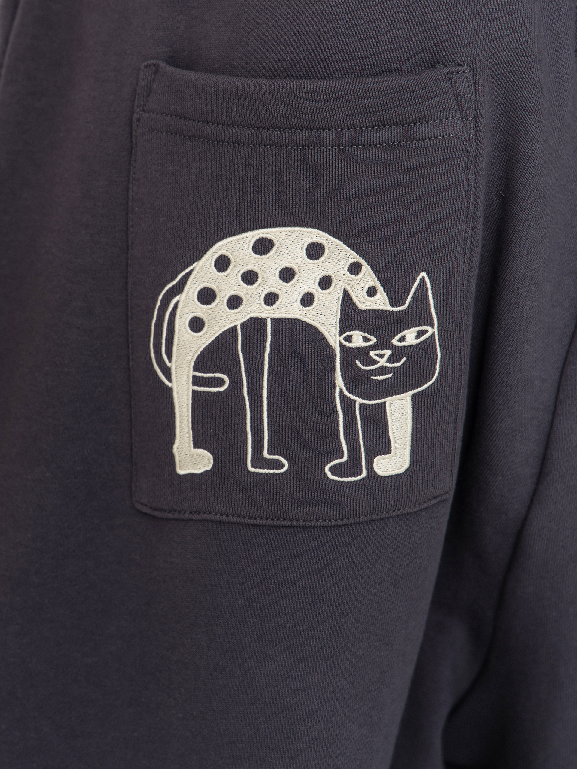 Nohavice RipNDip Blonded Straight Leg (charcoal)