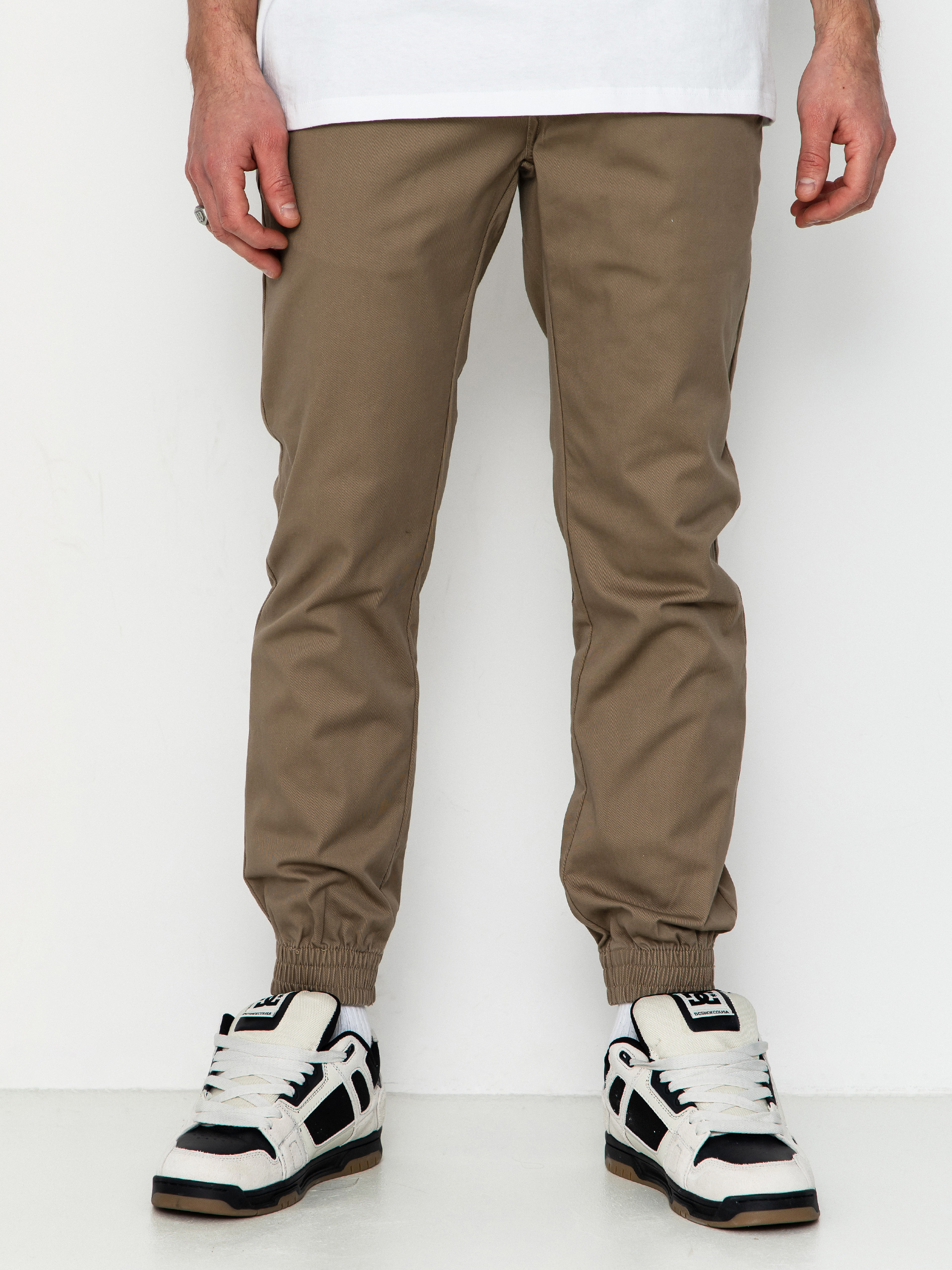 Nohavice Volcom Frickin Slim Jogger (khaki)