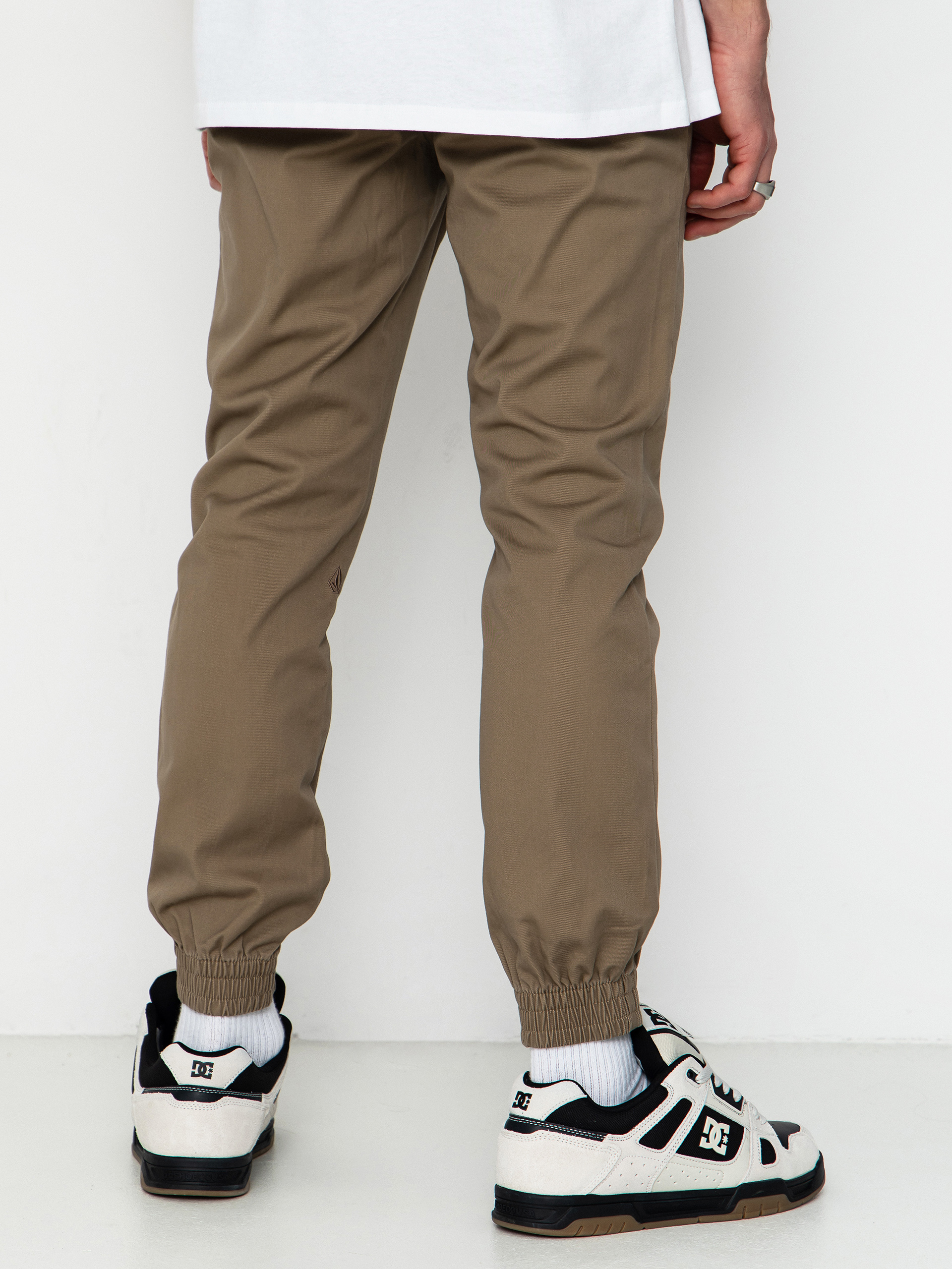Nohavice Volcom Frickin Slim Jogger (khaki)