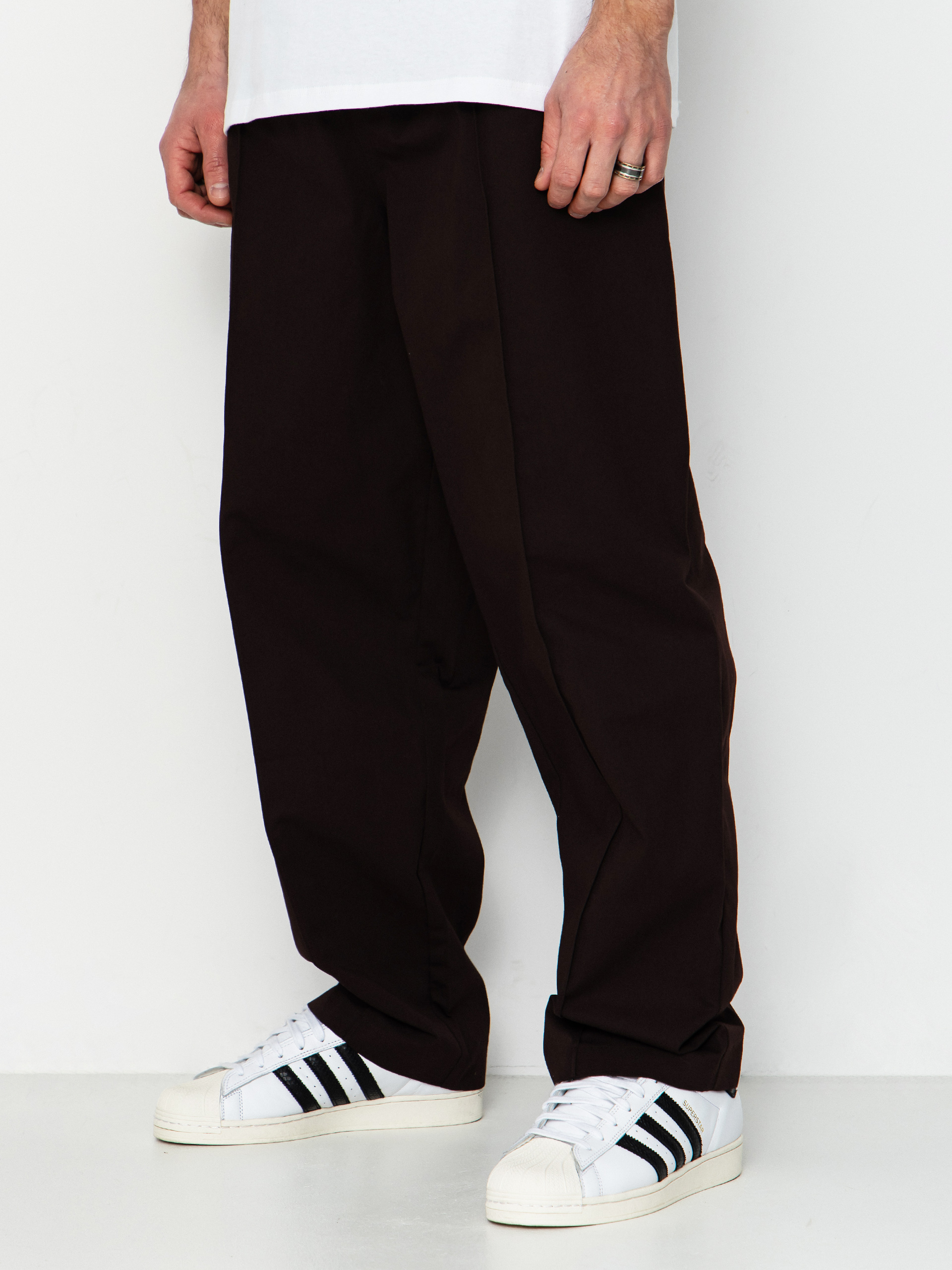 Nohavice adidas Pintuck 2.0 (aurora coffee)