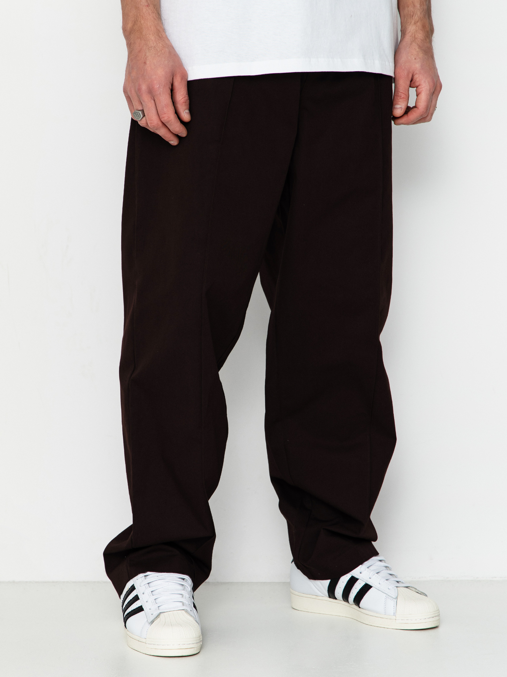 Nohavice adidas Pintuck 2.0 (aurora coffee)