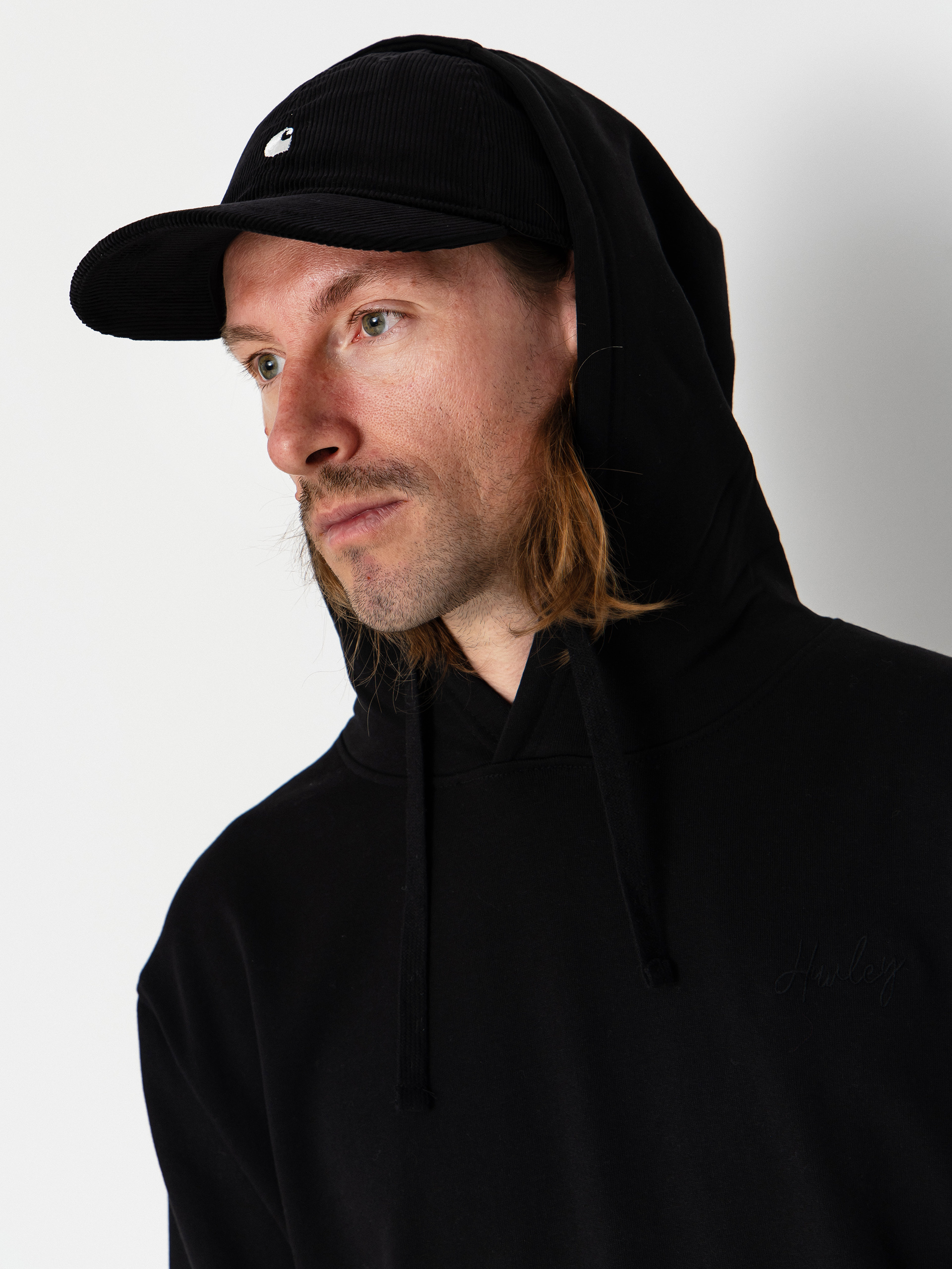 Mikina s kapucňou Hurley Trudy Tatto Skull HD (black)