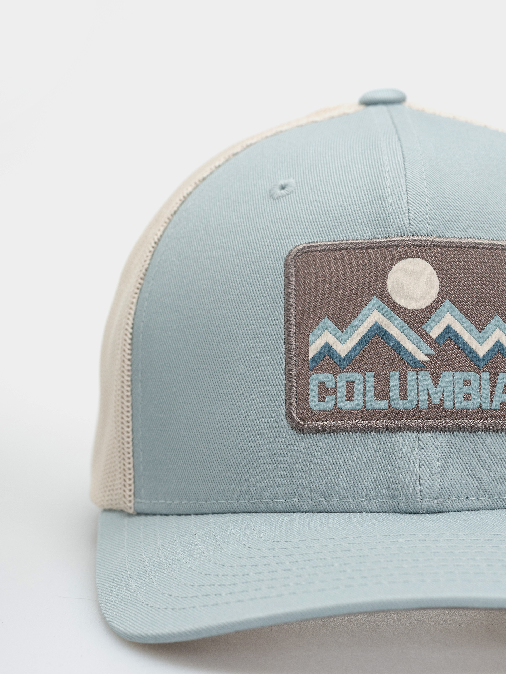 Šiltovka Columbia Mesh Snap Back (crushed blue/iron/columbia mountains)