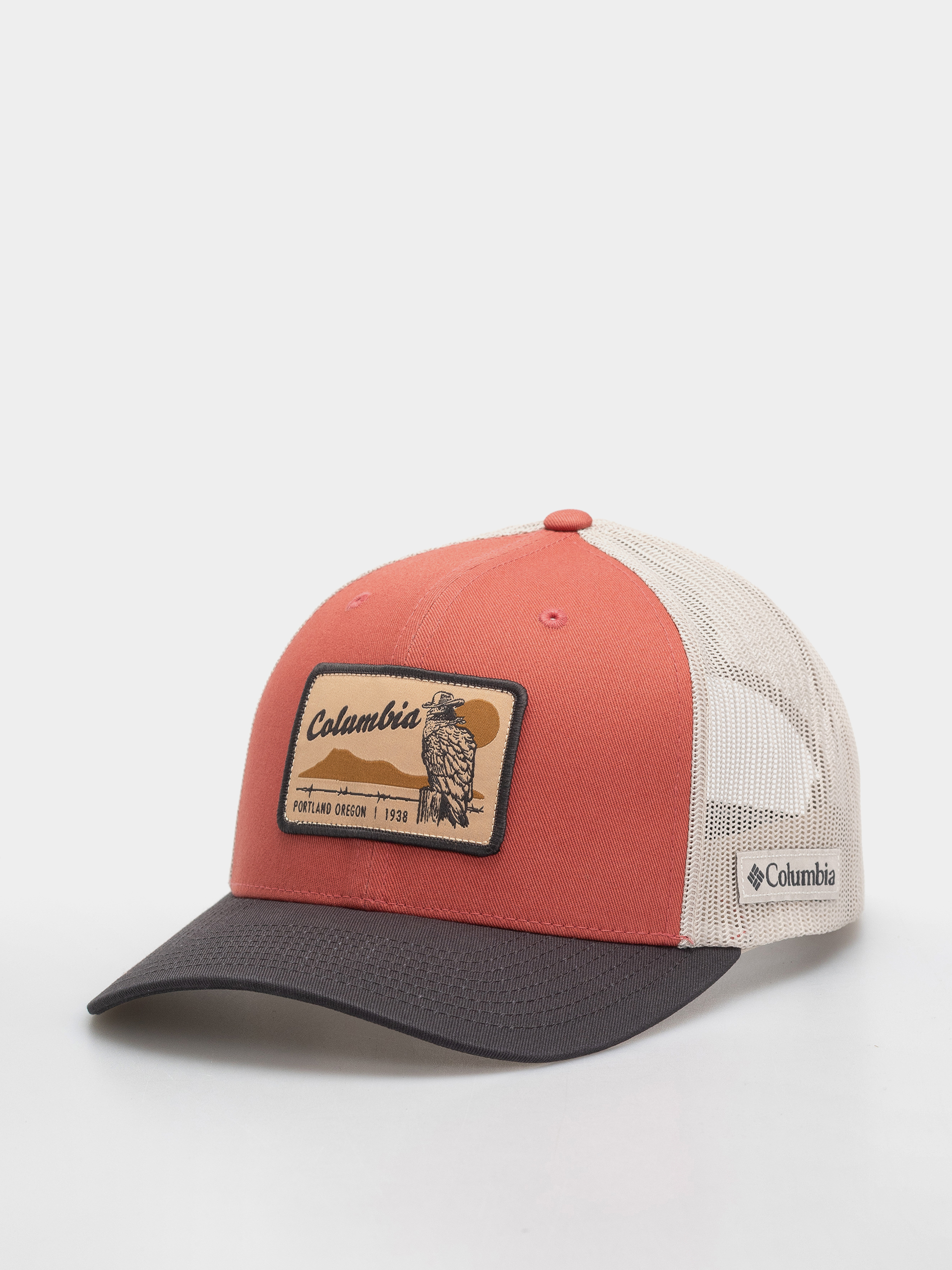 Šiltovka Columbia Mesh Snap Back (washed red/shark/dark stone/iron)