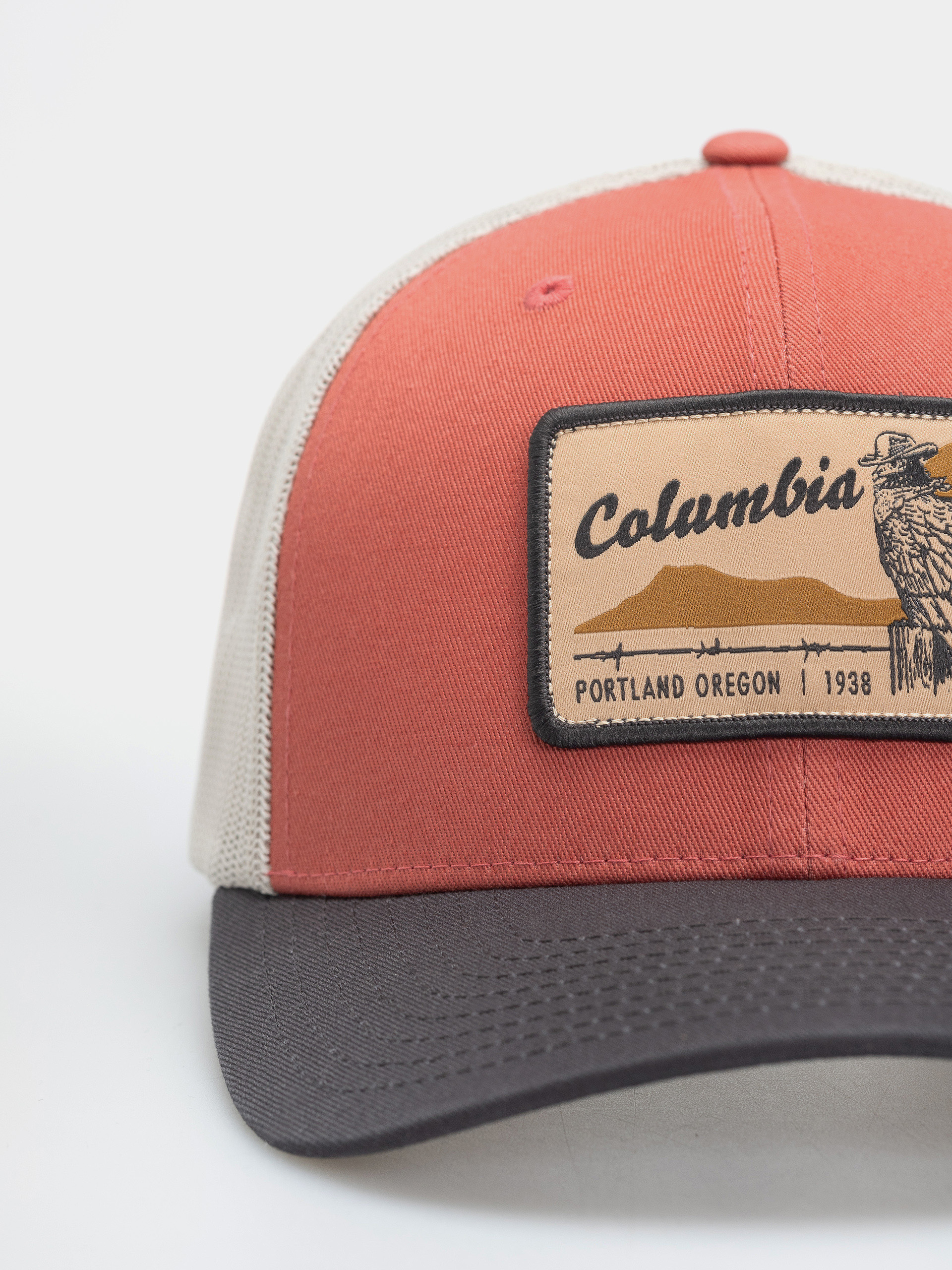 Šiltovka Columbia Mesh Snap Back (washed red/shark/dark stone/iron)