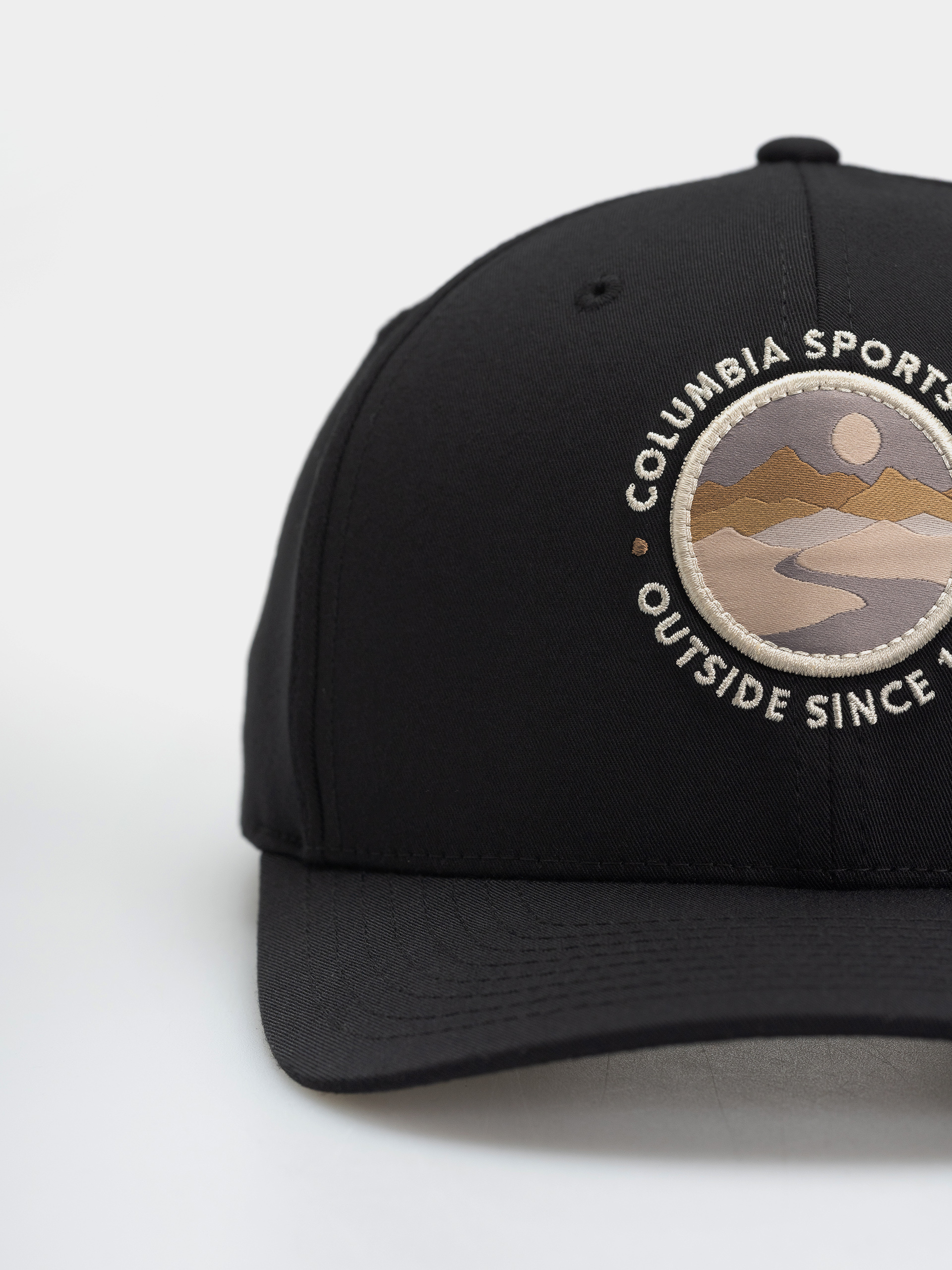 Šiltovka Columbia Lost Lager 3D Stretch Snapback (black/landscape circle)