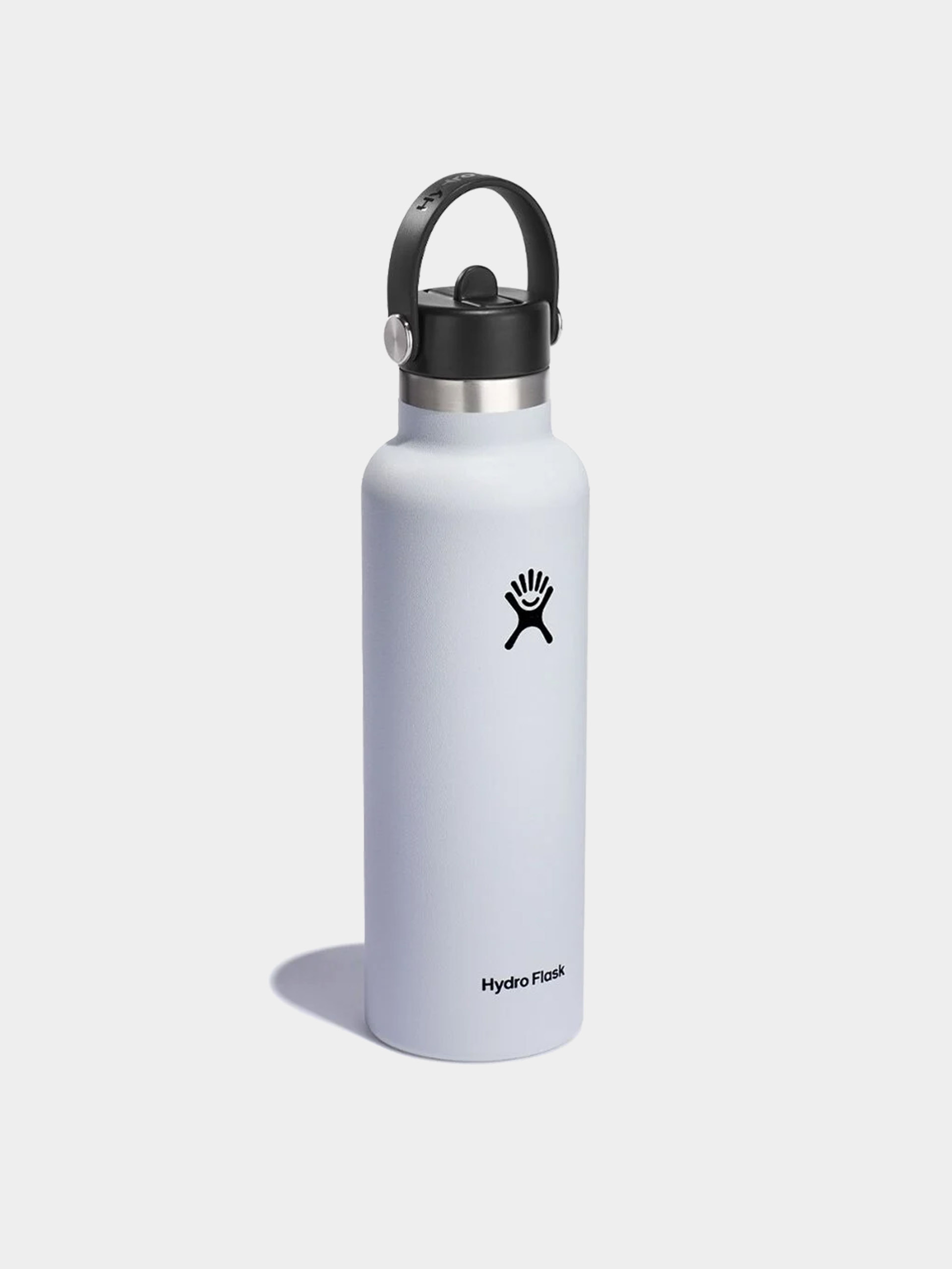 Fľaša Hydro Flask Standard Flex Straw Cap 621ml (white)