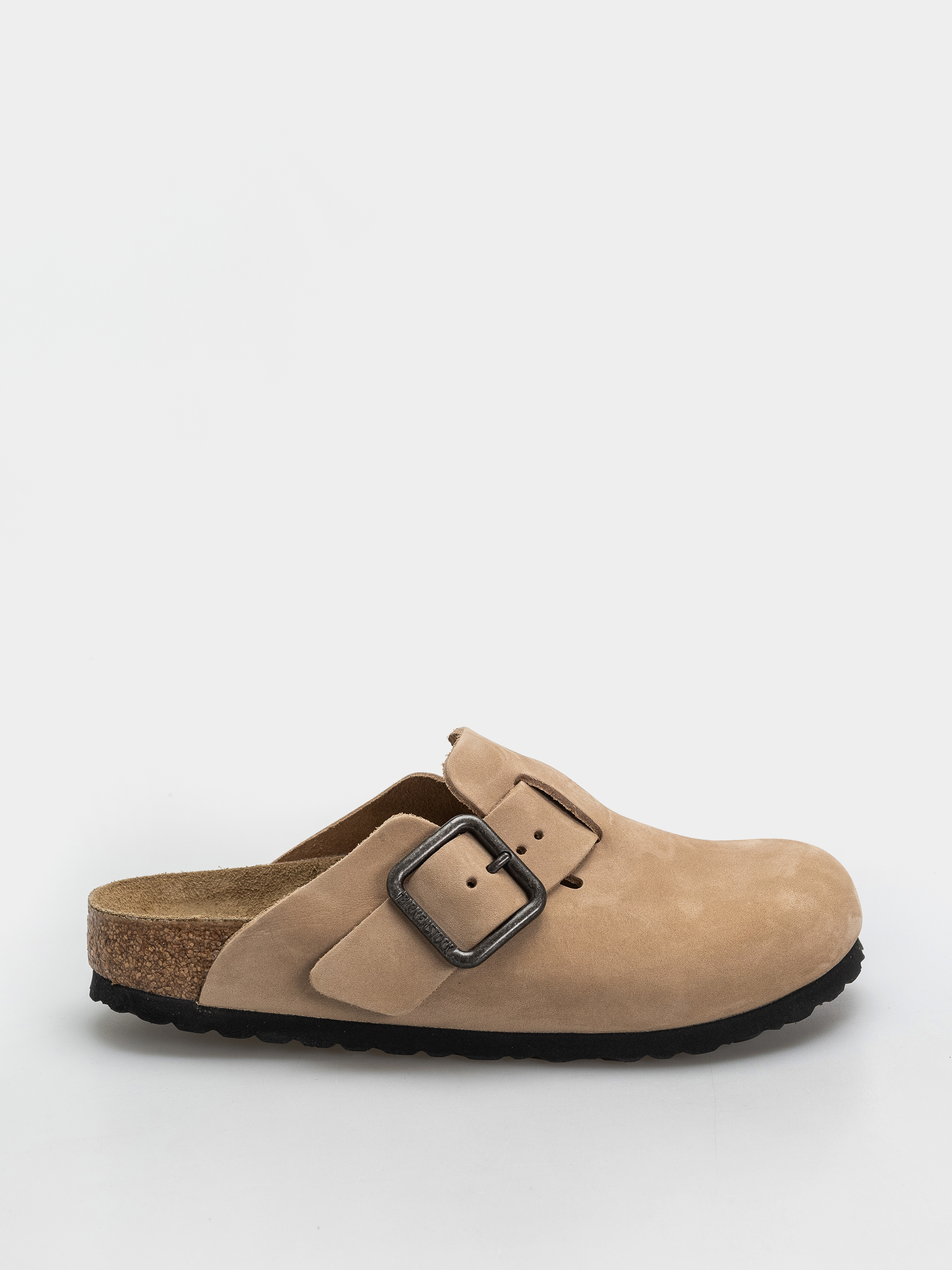 Šľapky Birkenstock Boston Wire Buckle Nubuck Leather Narrow (sandcastle)
