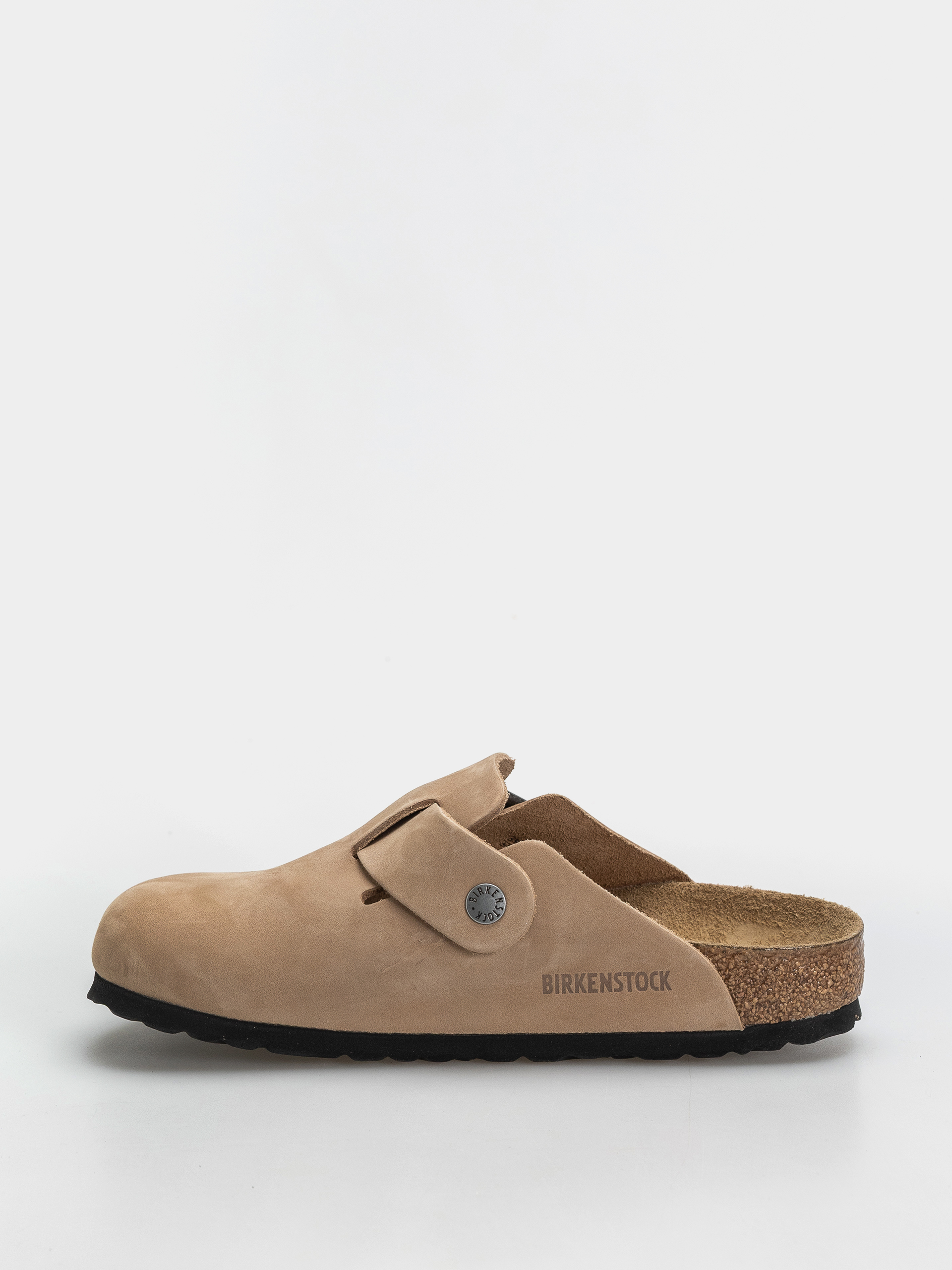 Šľapky Birkenstock Boston Wire Buckle Nubuck Leather Narrow (sandcastle)