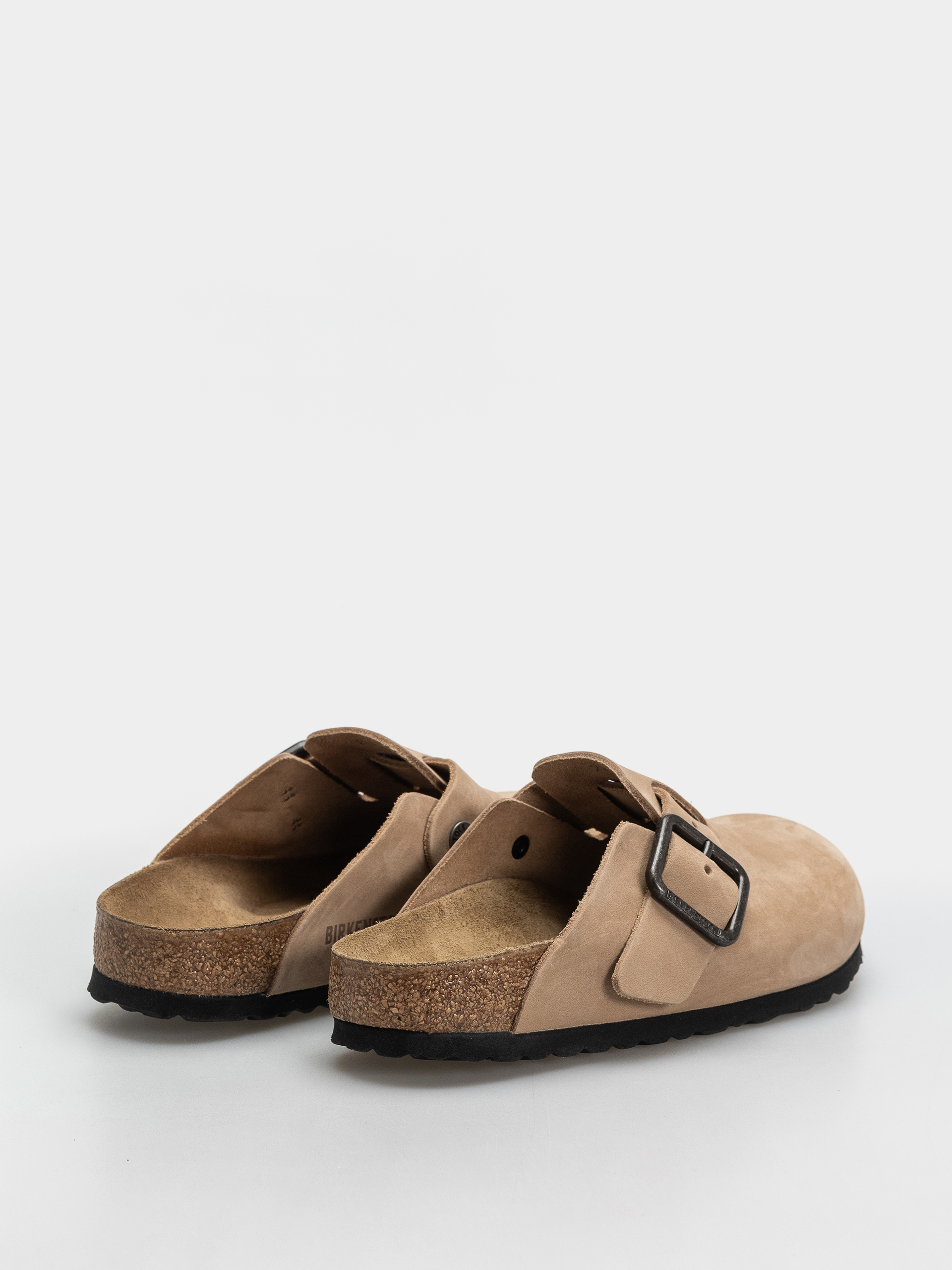 Šľapky Birkenstock Boston Wire Buckle Nubuck Leather Narrow (sandcastle)