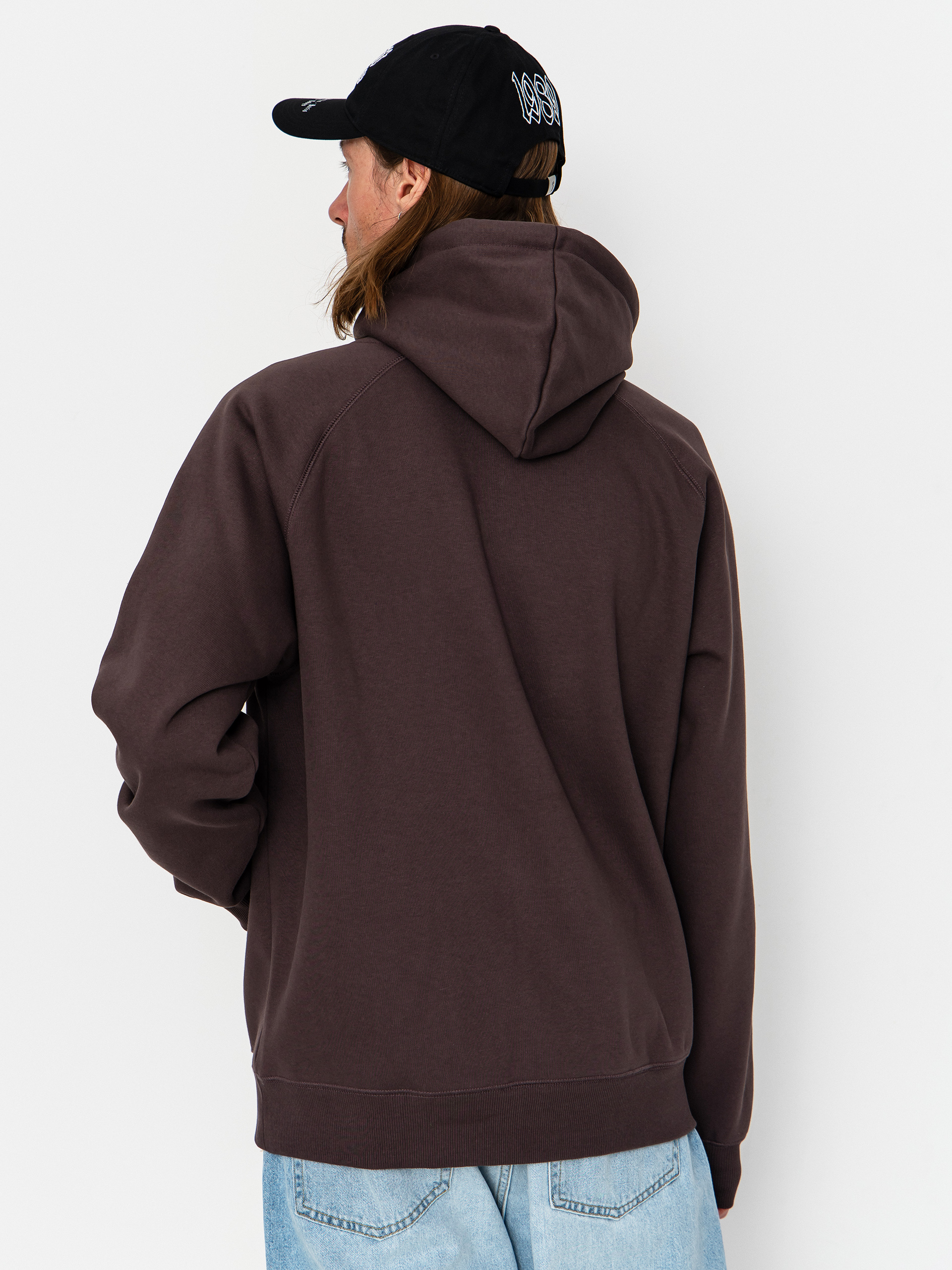 Mikina s kapucňou Carhartt WIP Chase HD (shale/gold)