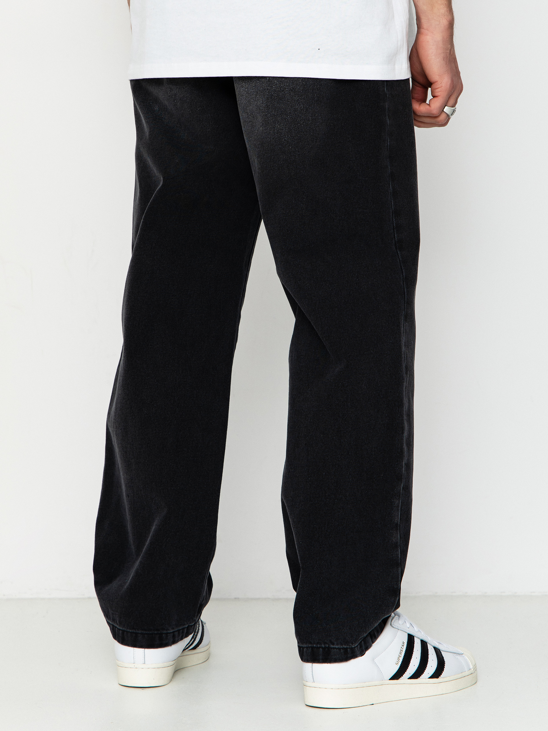 Nohavice Carhartt WIP Landon (black worn bleached)