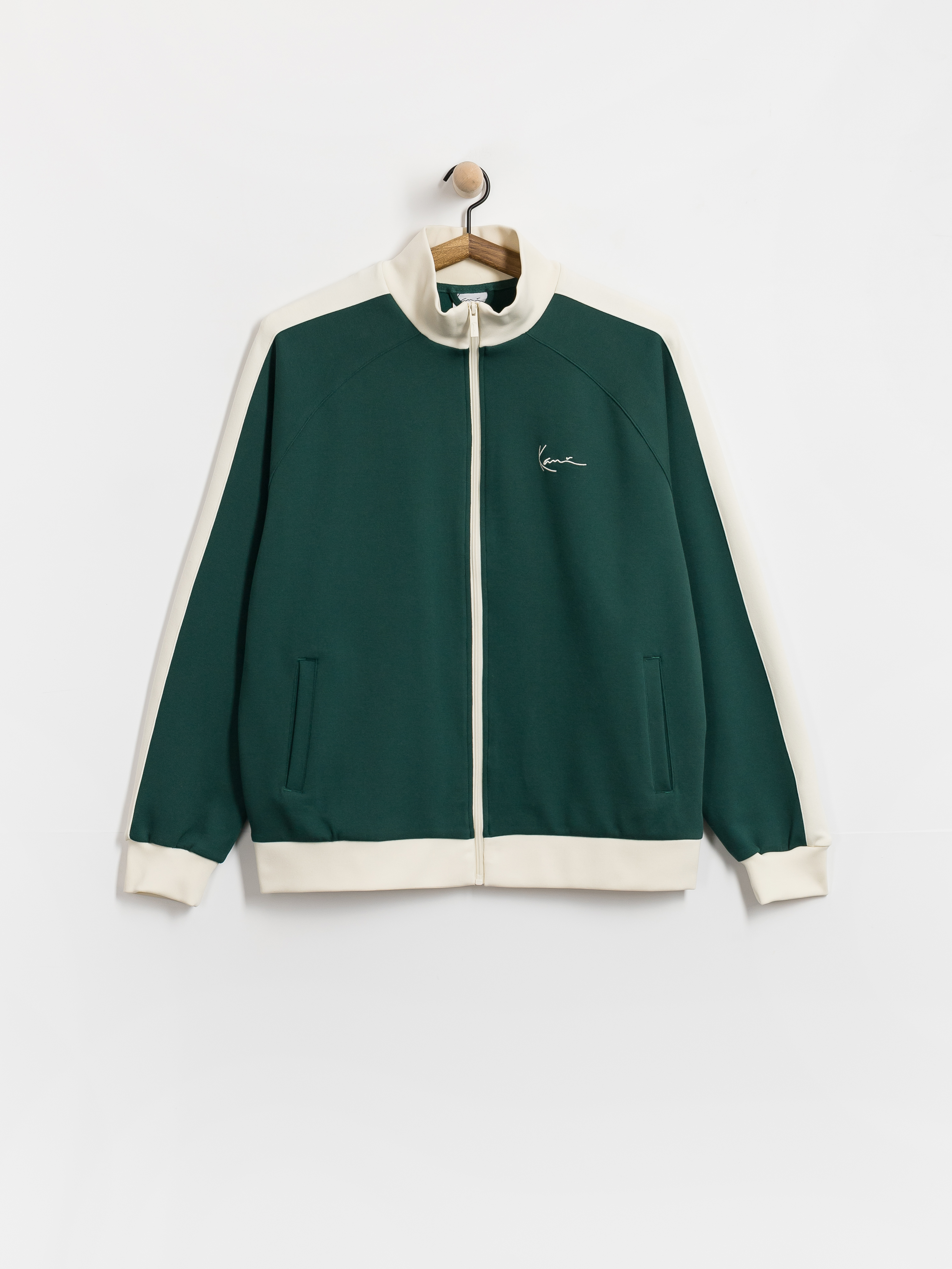 Mikina Karl Kani Signature Sidestripe Pique (green)