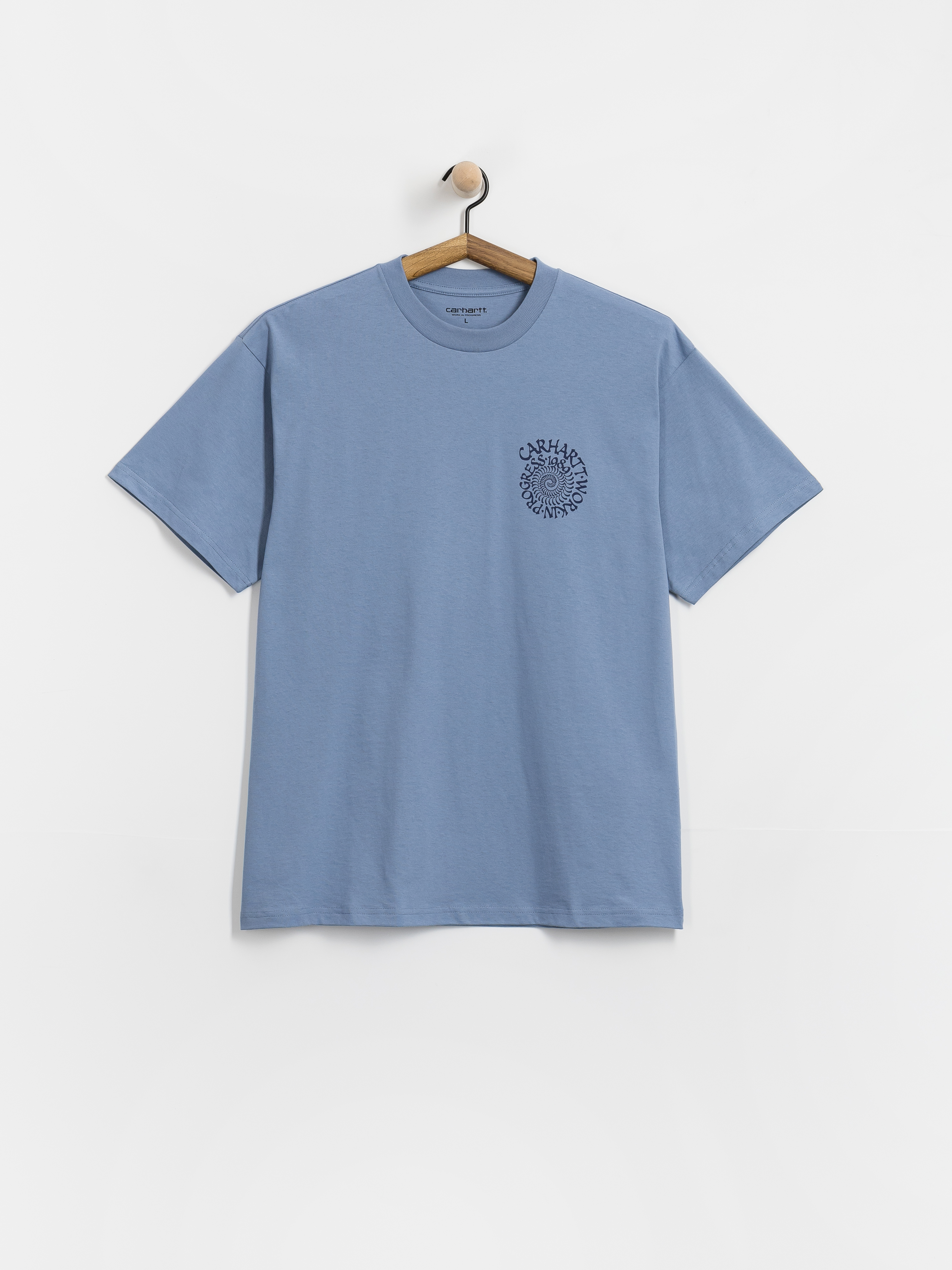 Tričko Carhartt WIP Spirals (gentle blue)
