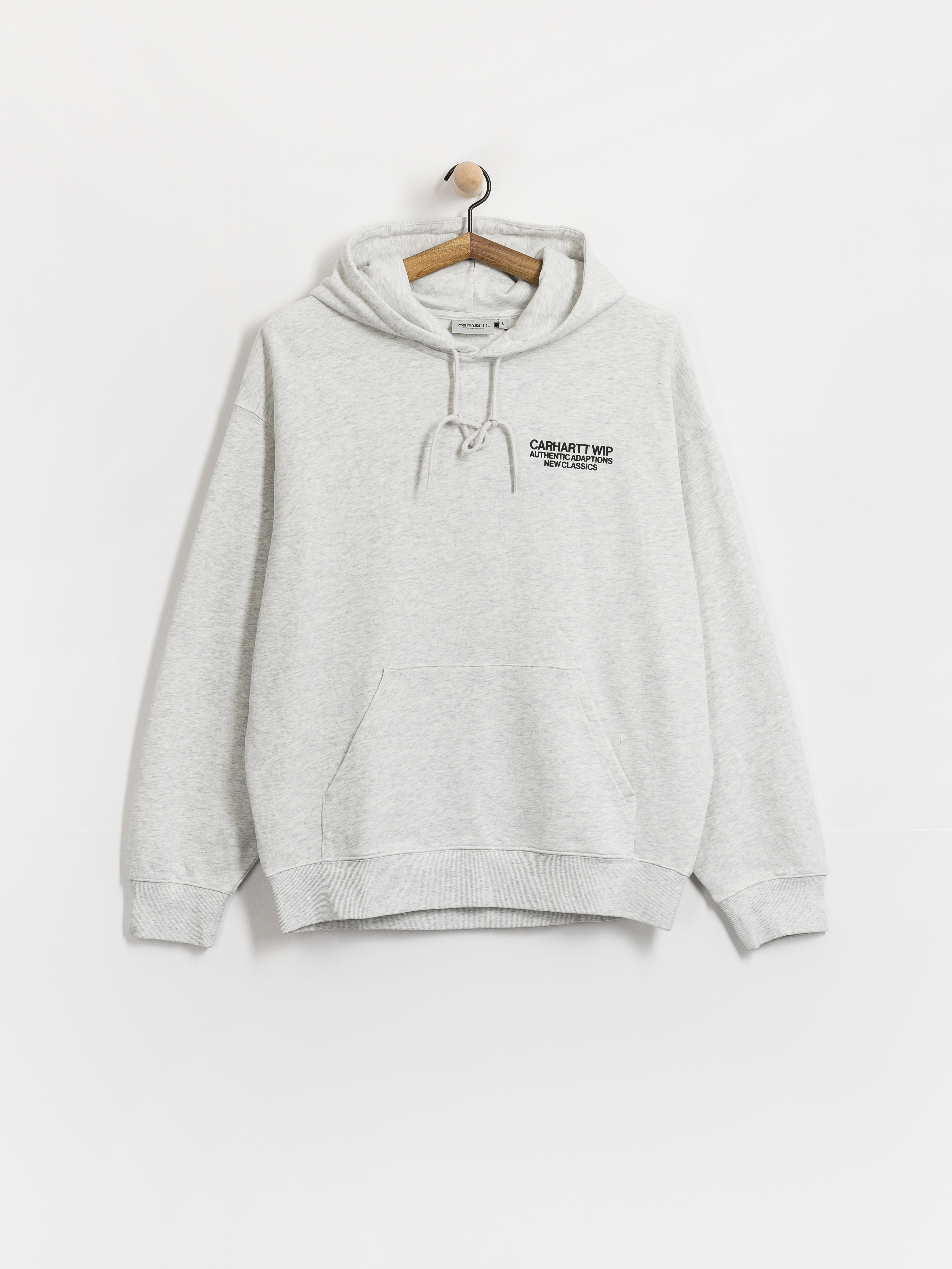 Mikina s kapucňou Carhartt WIP Sean Hamilton HD (ash heather)