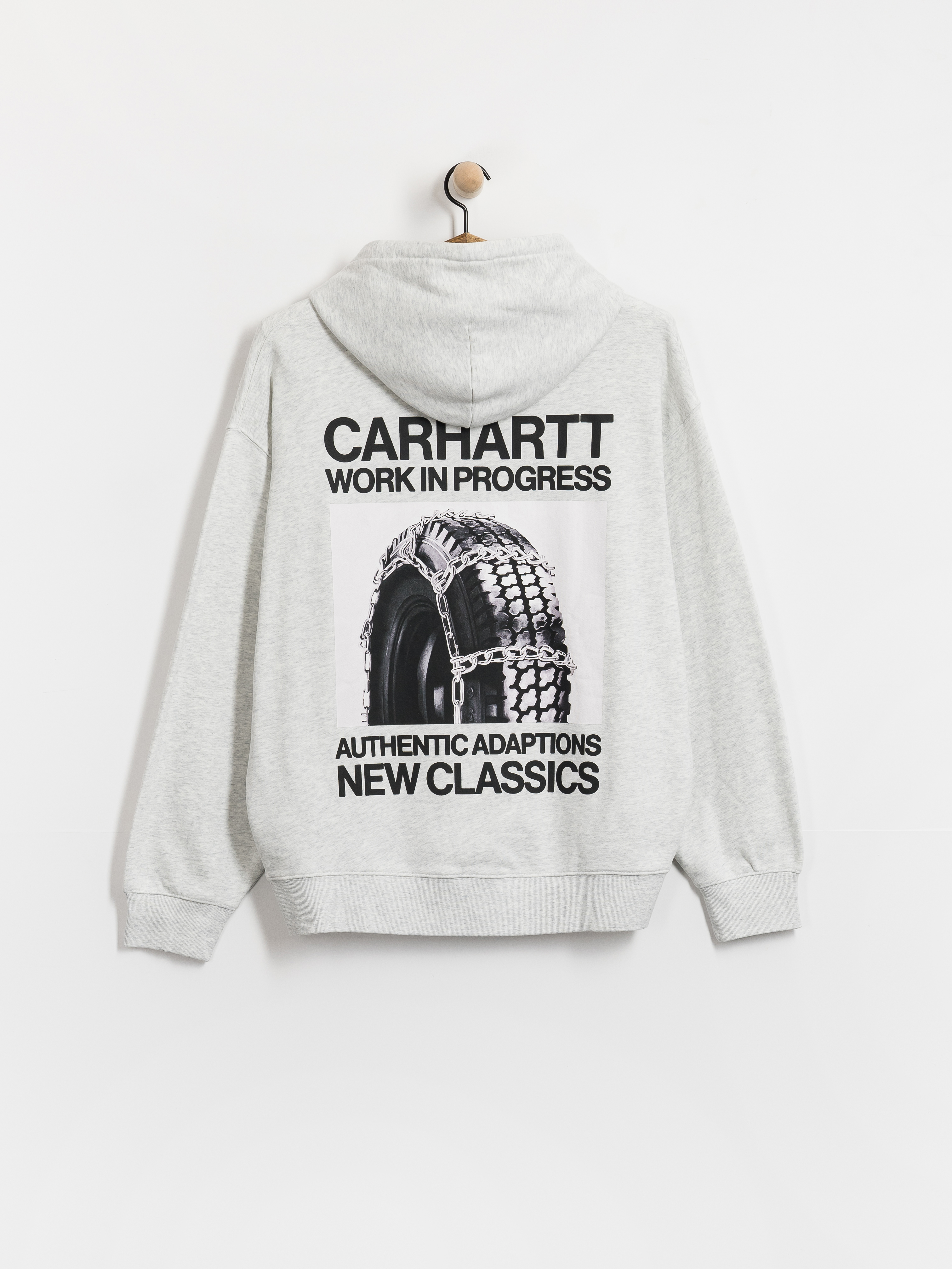 Mikina s kapucňou Carhartt WIP Sean Hamilton HD (ash heather)