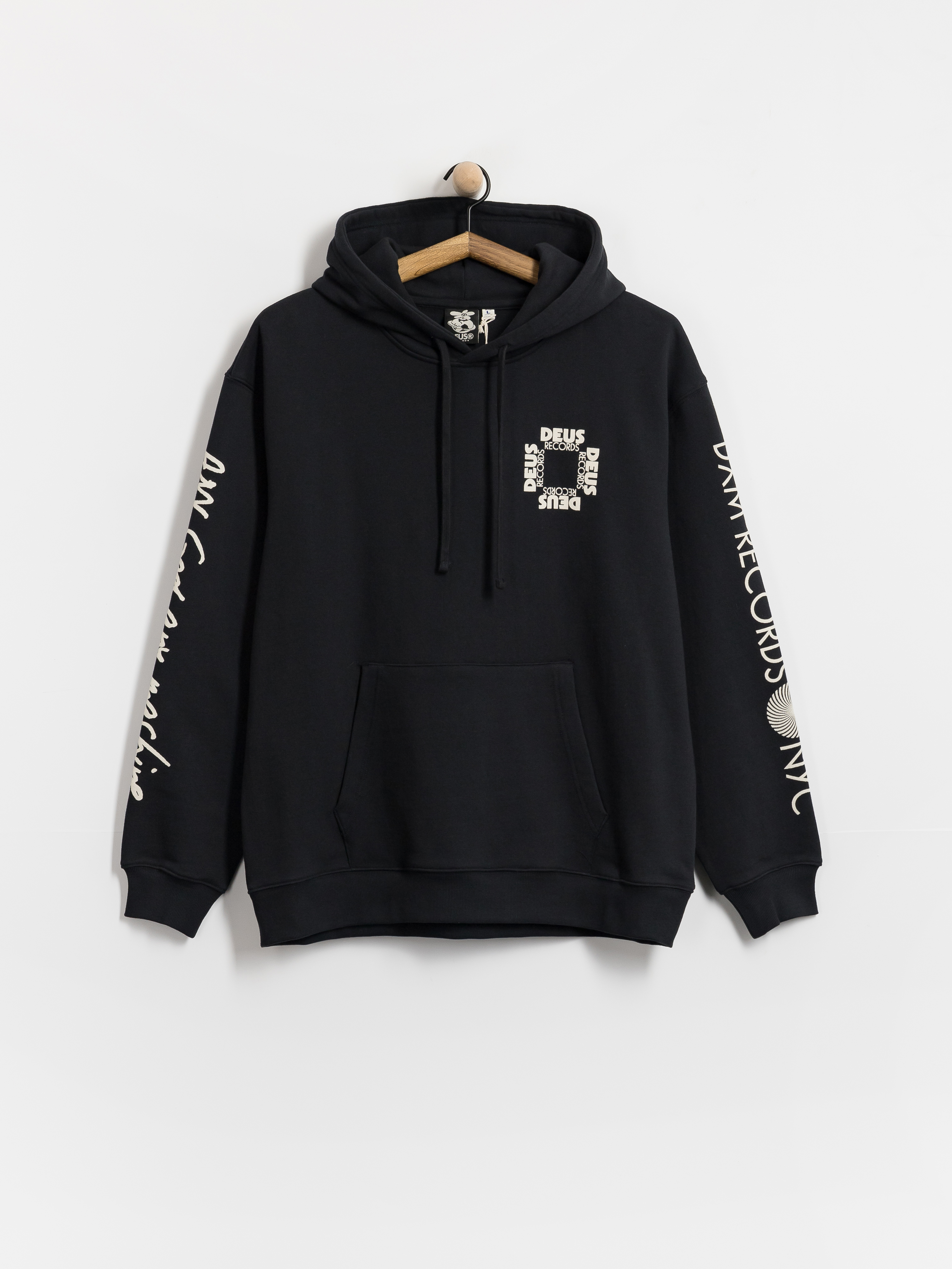 Mikina s kapucňou Deus Ex Machina Defacto HD (black)