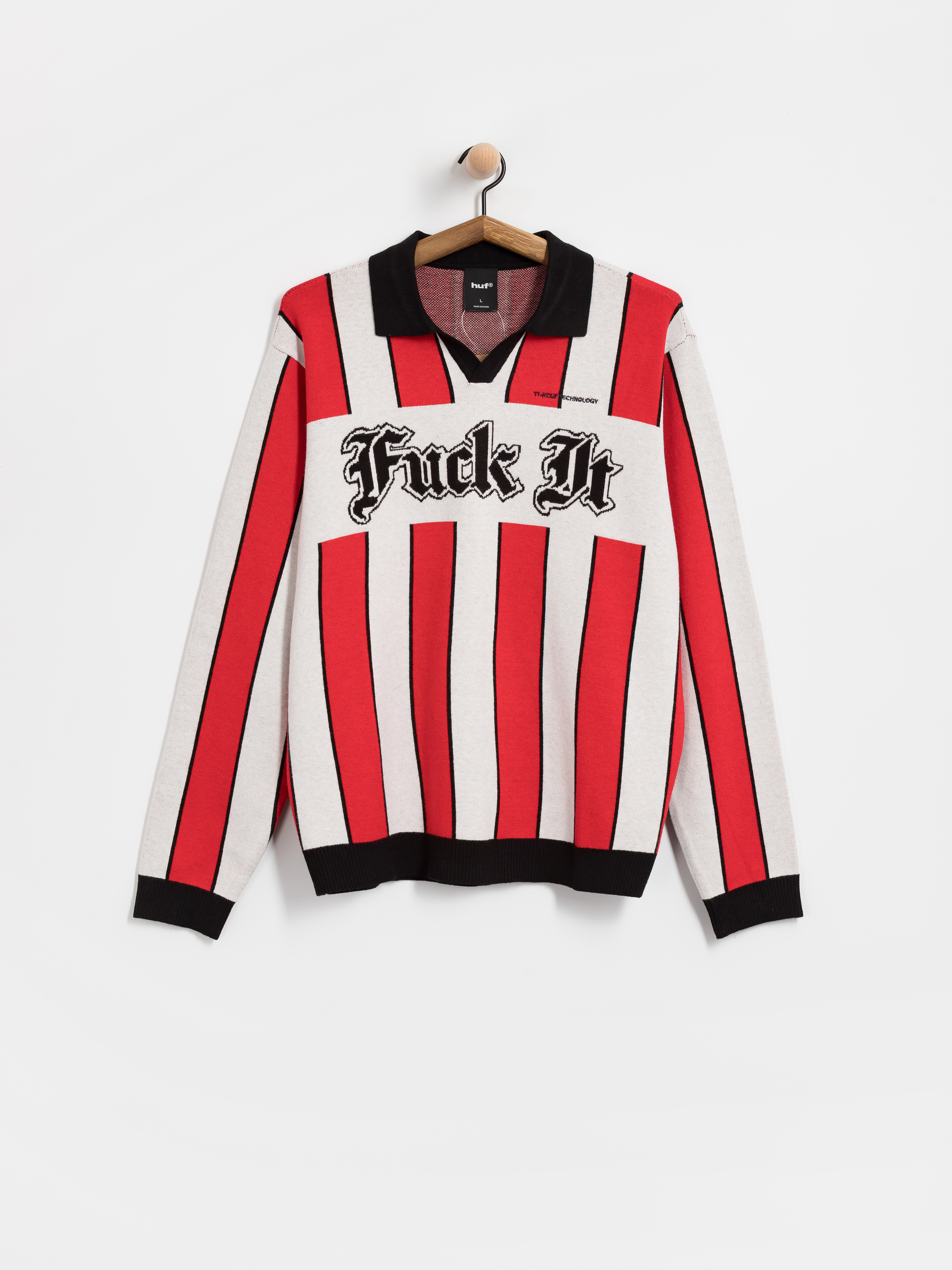 Sveter HUF Midfield Jersey (red)