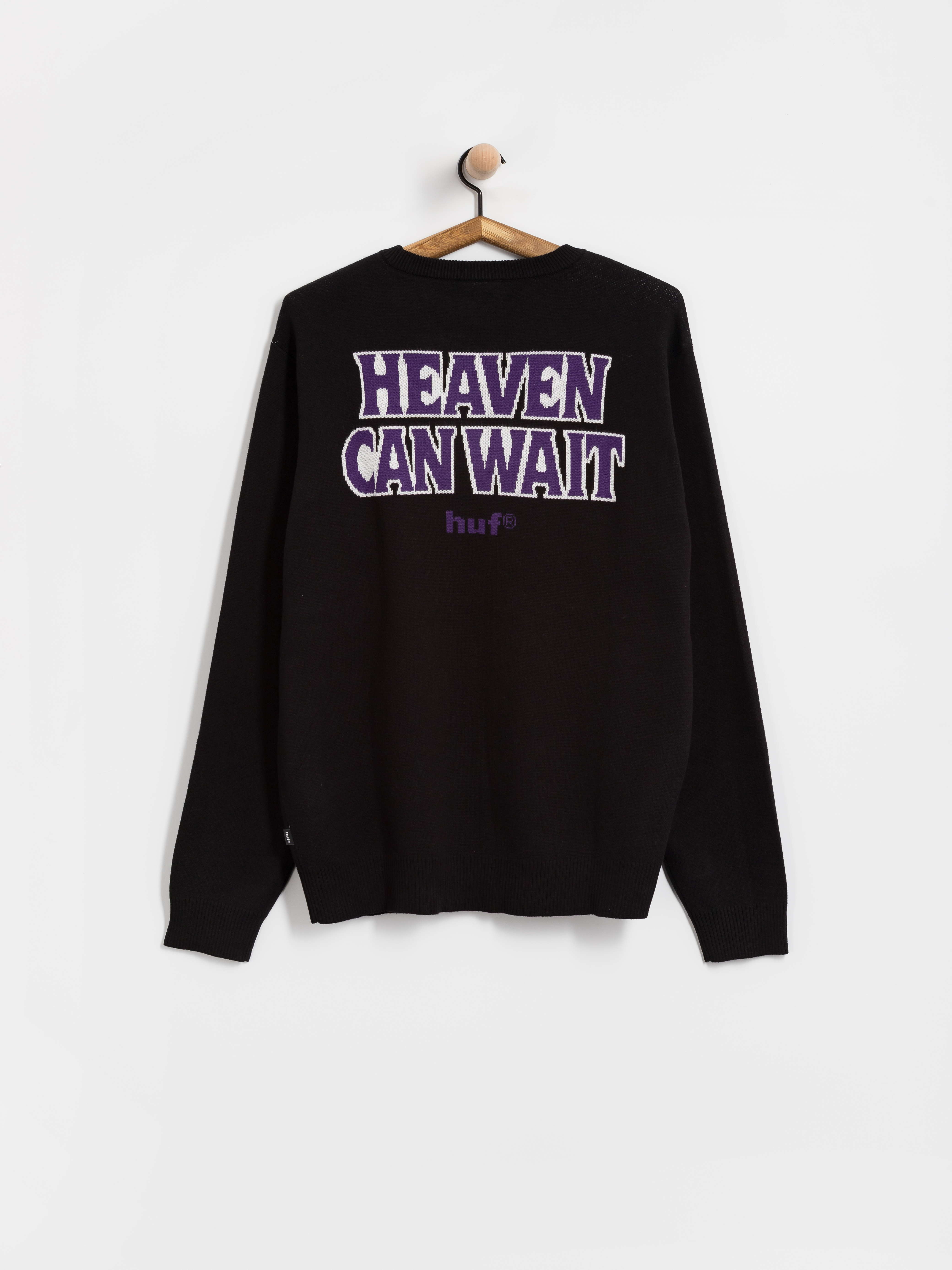 Sveter HUF Heaven Can Wait (black)