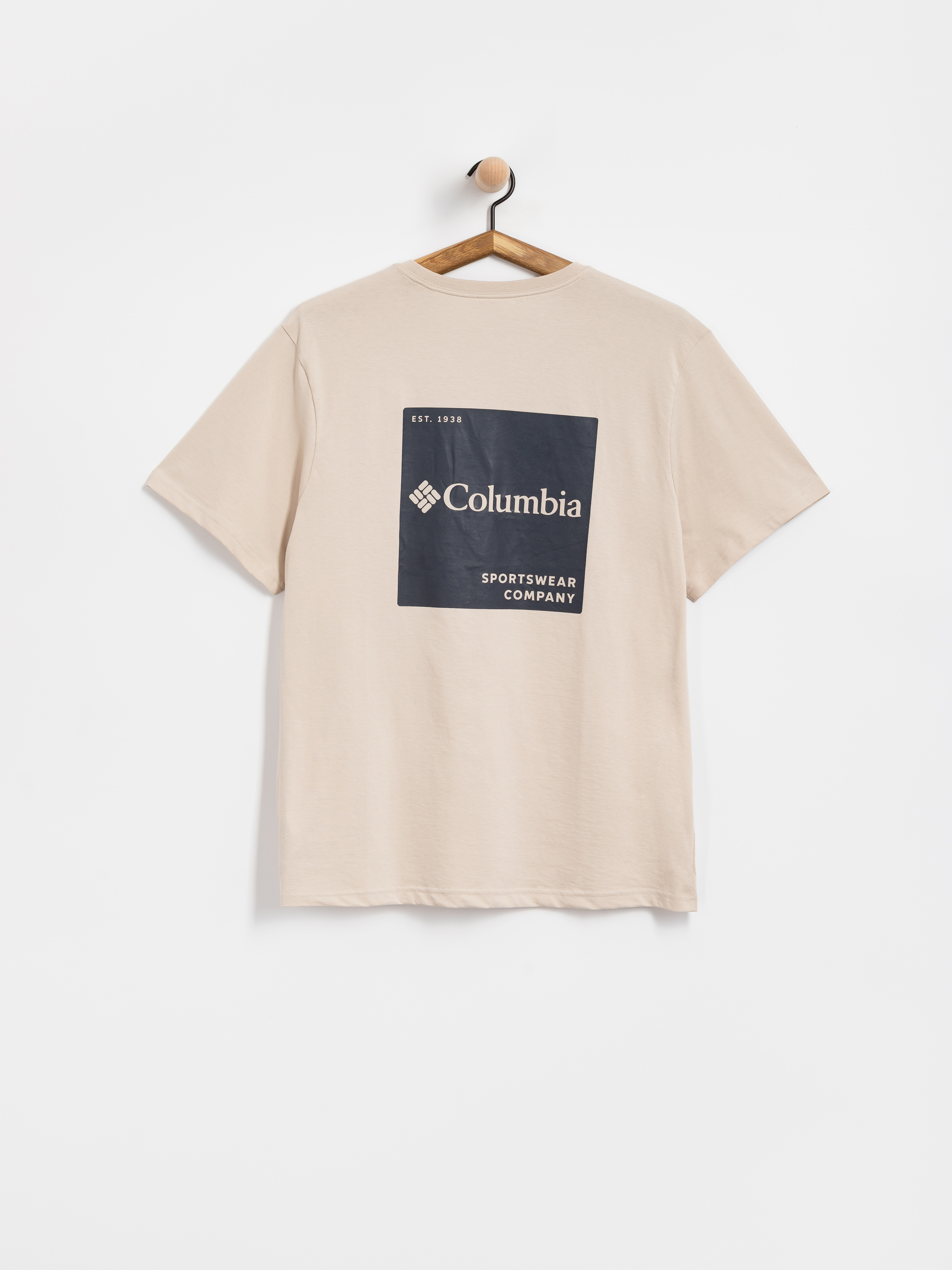 Tričko Columbia CSC Logo Back (dark stone/boxy brand)
