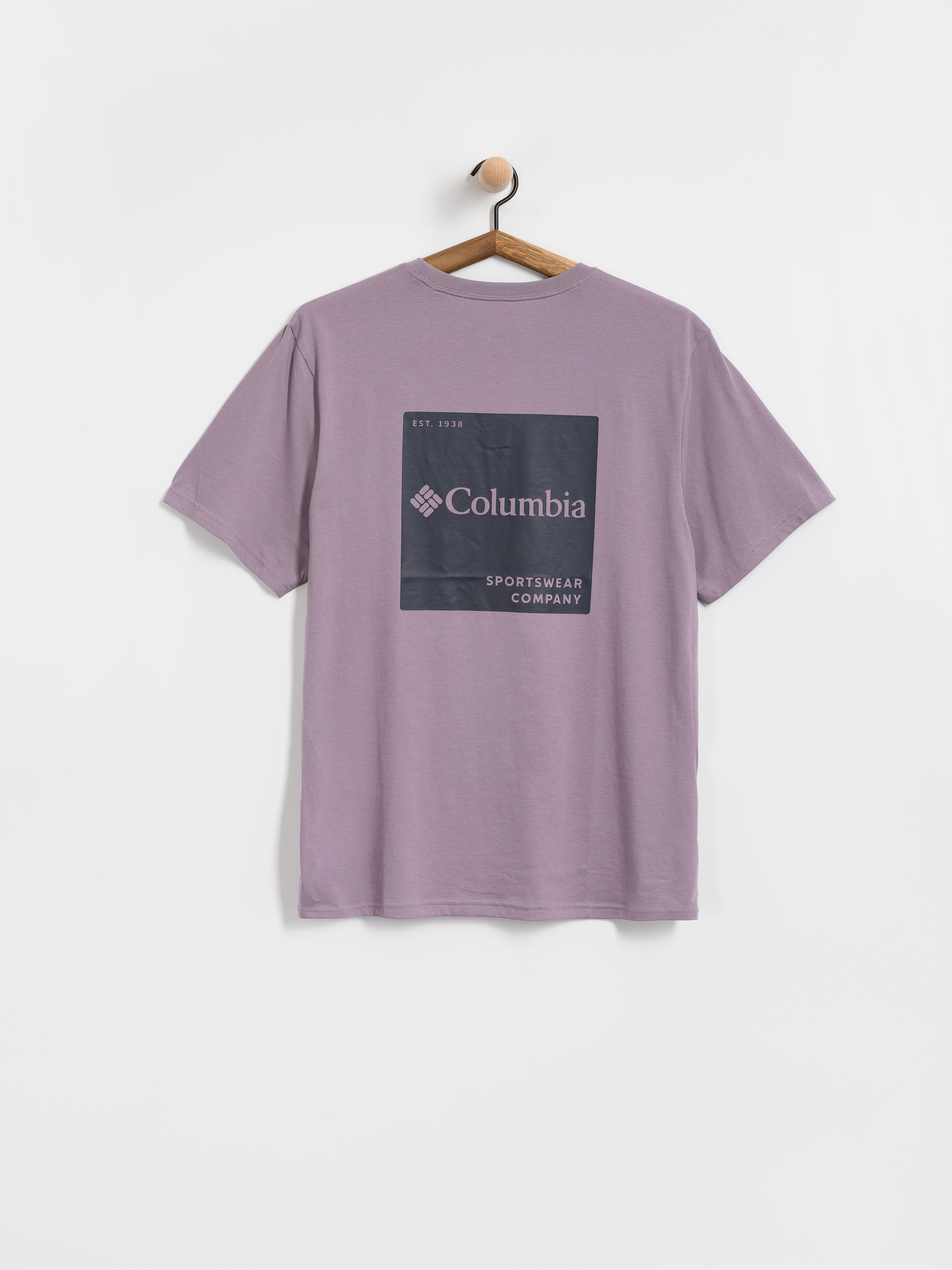 Tričko Columbia CSC Logo Back (shale purple/boxy brand)