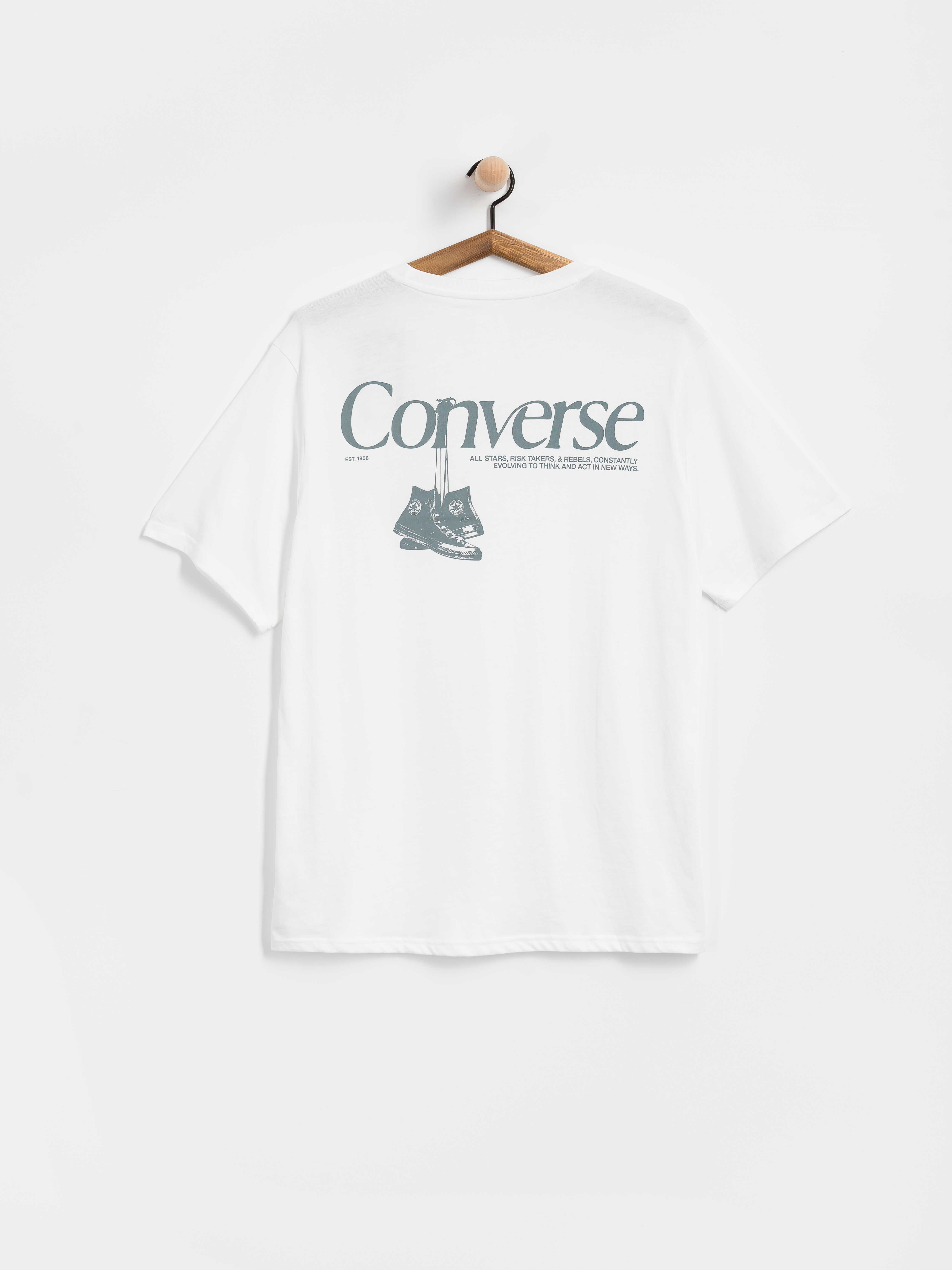 Tričko Converse Hanging Shoes (white)