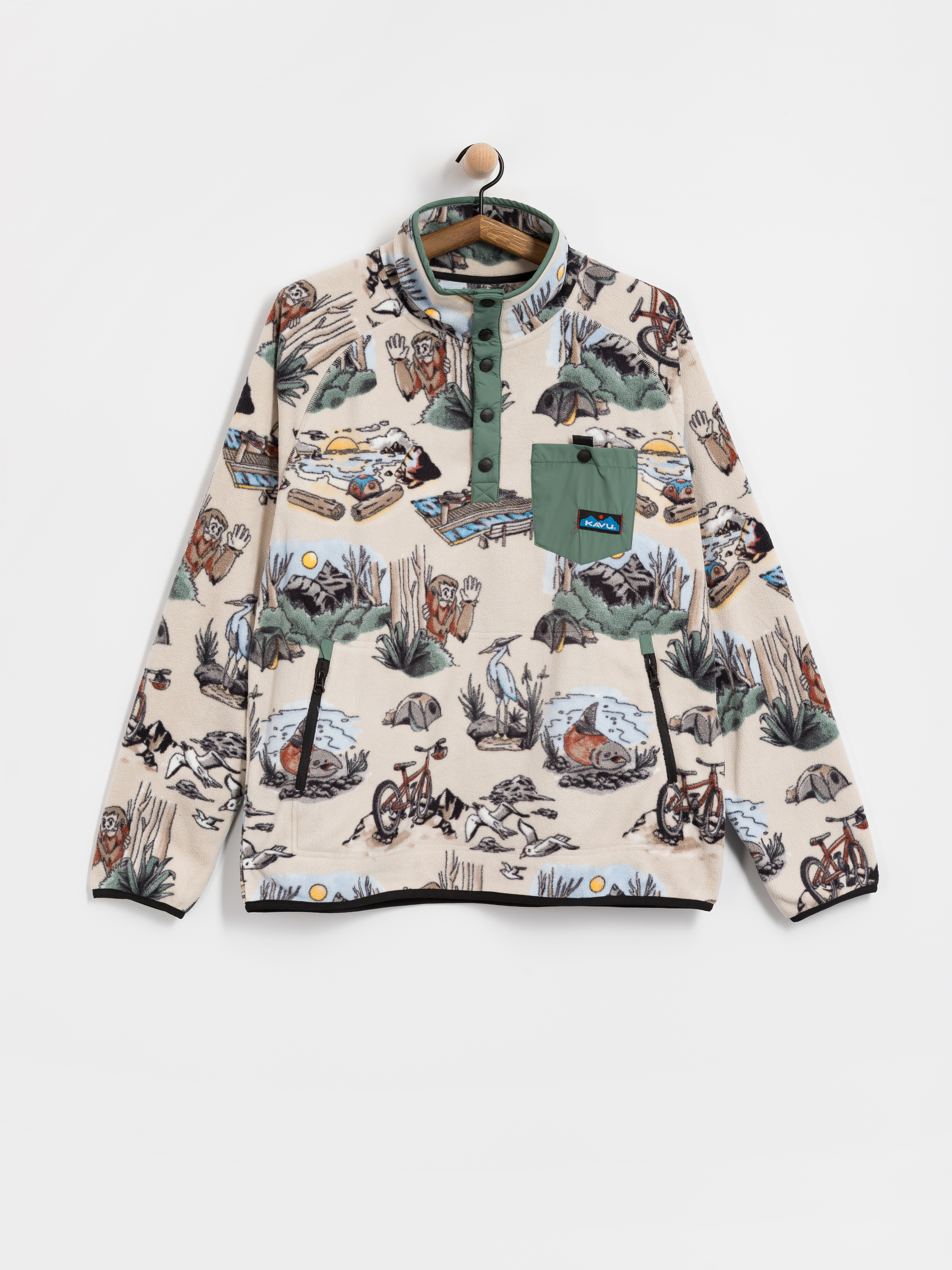 Flu00edsovu00e1 mikina Kavu Teannaway (places to be)