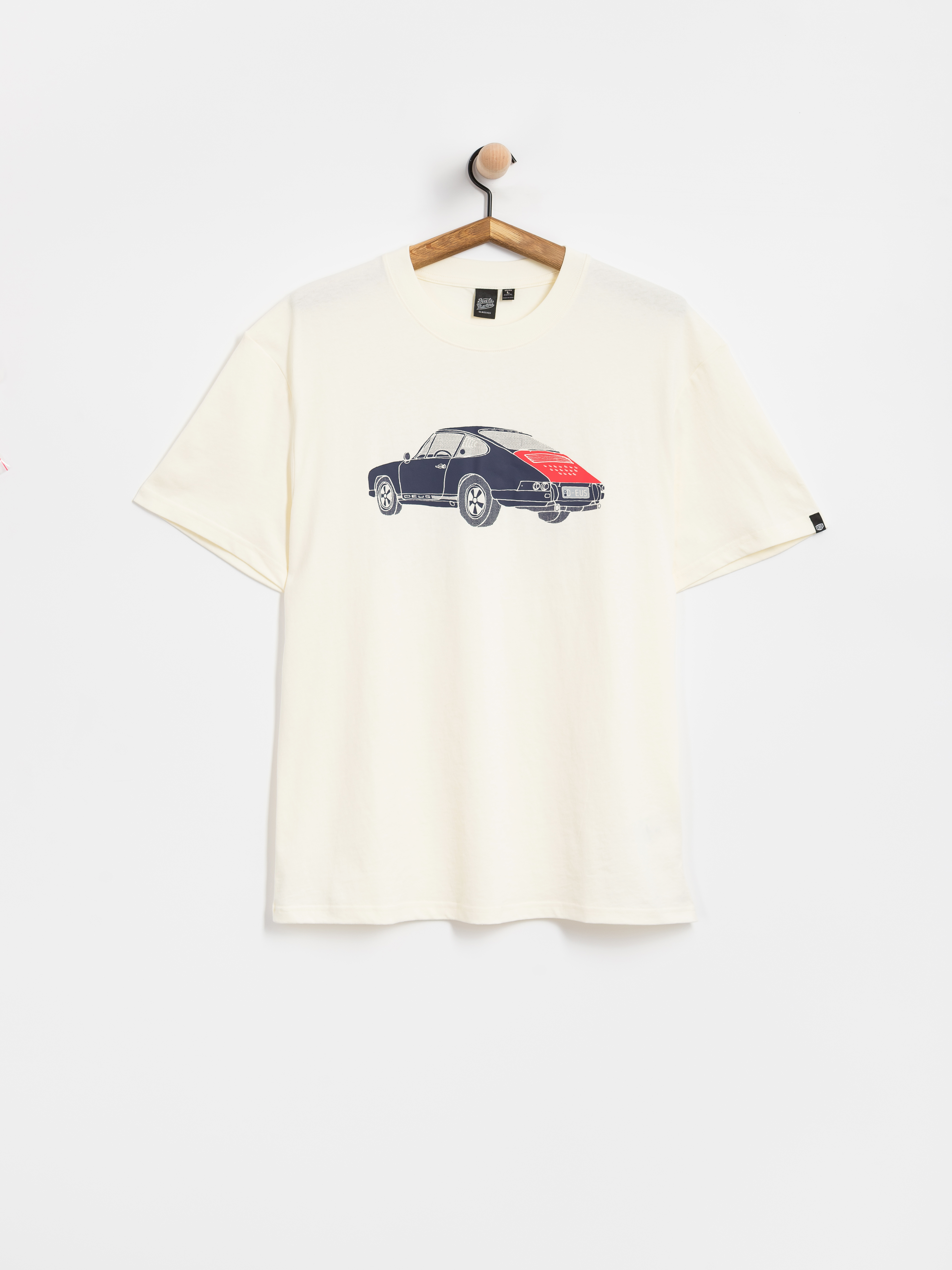 Tričko Deus Ex Machina Emporium Niner (pristine white)