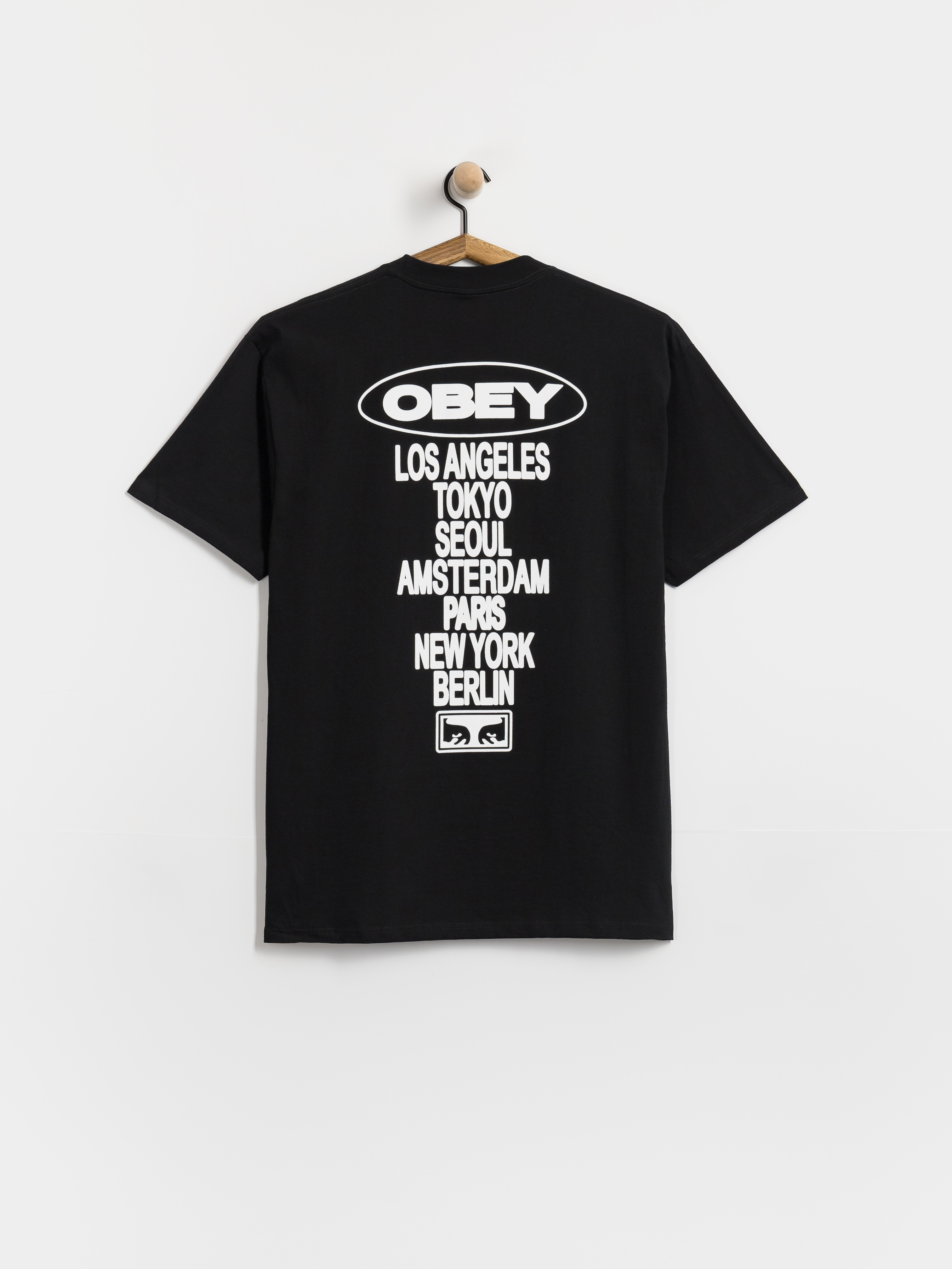 Tričko OBEY Global Impact (black)