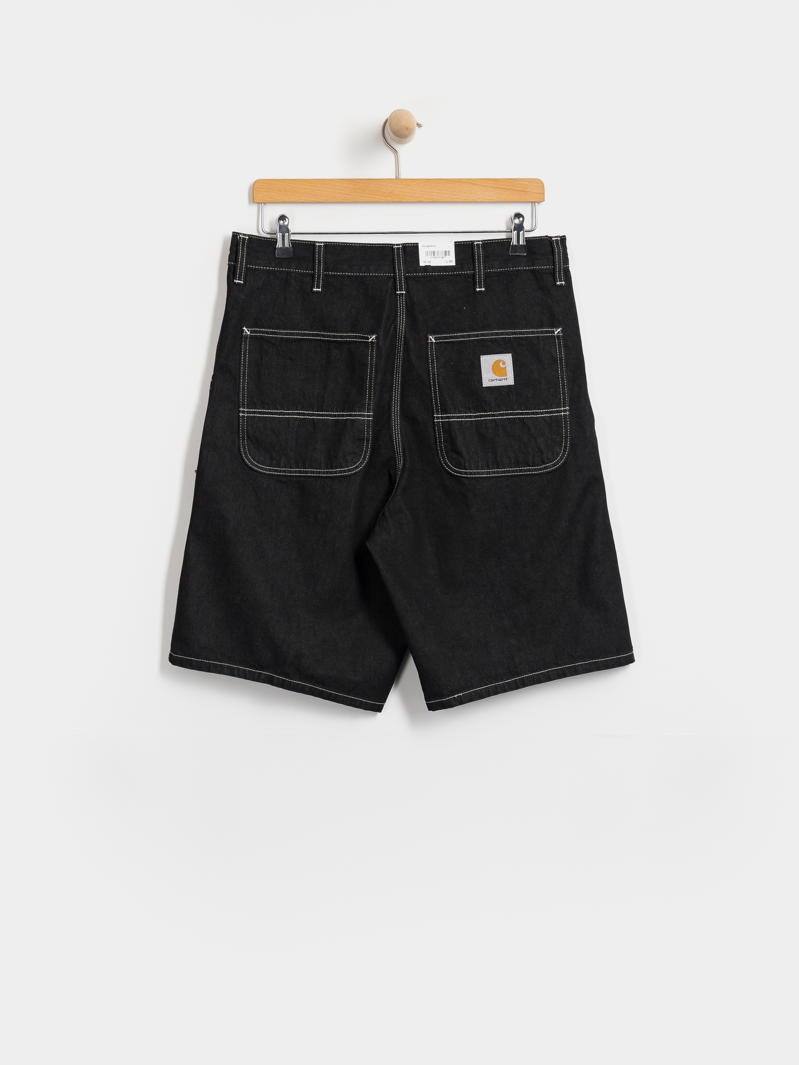 Kraťasy Carhartt WIP Simple (black one wash)