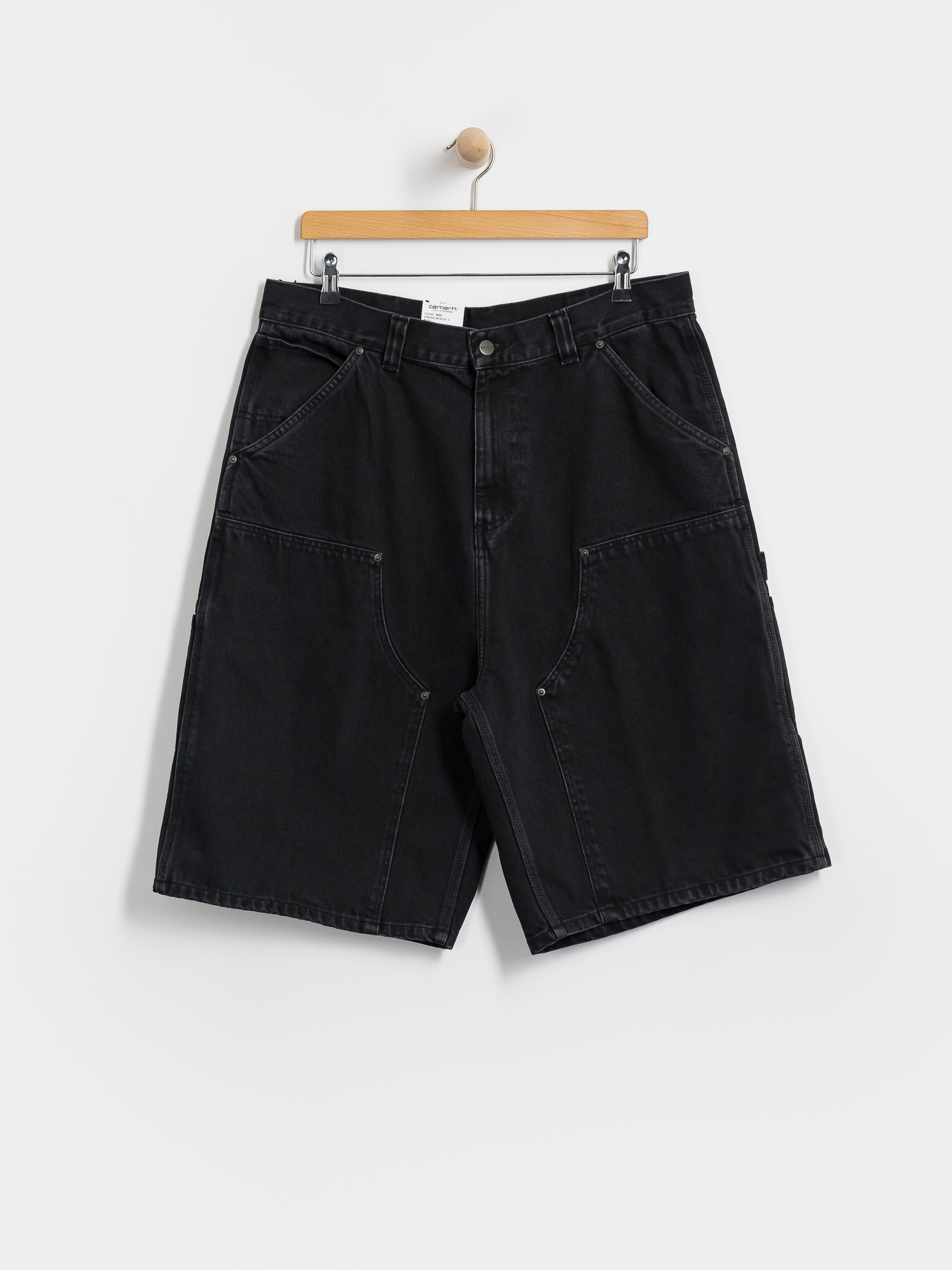 Kraťasy Carhartt WIP OG Double Knee (black stone washed)