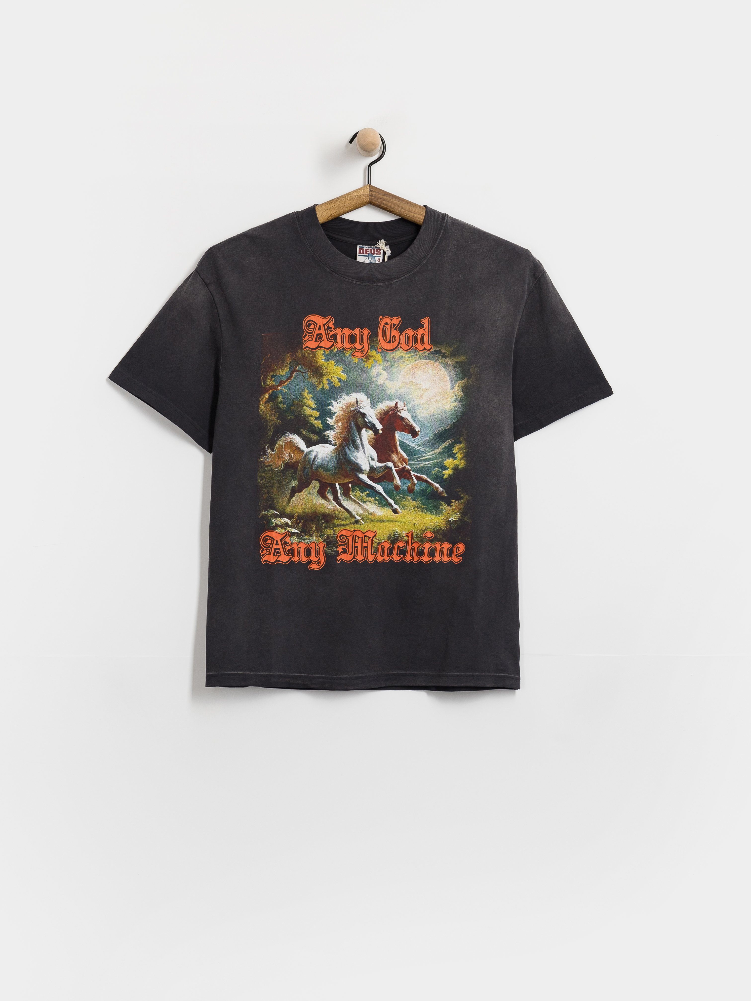 Tričko Deus Ex Machina Horseplay (black beauty)