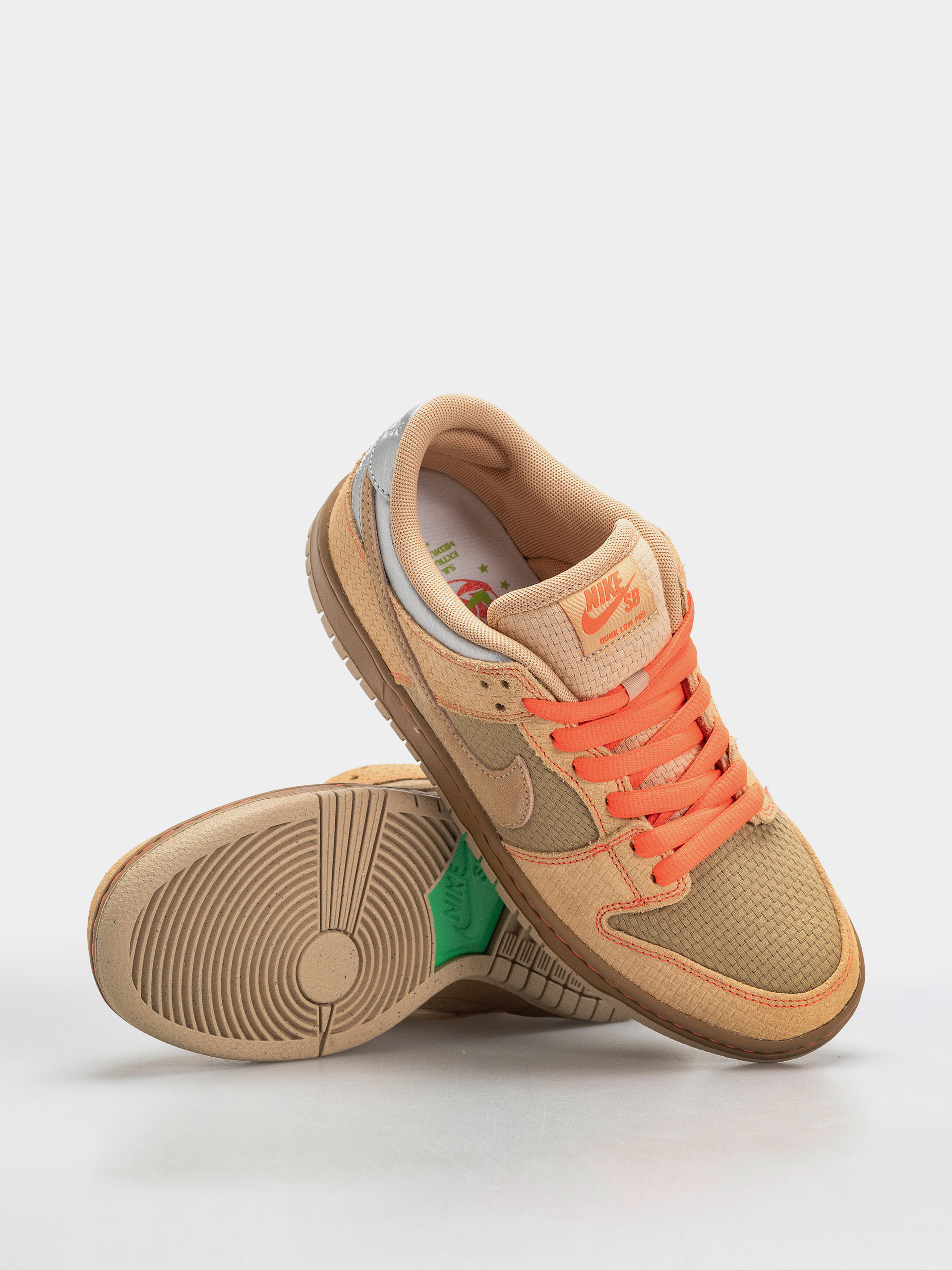 Topánky Nike SB Dunk Low Pro (canvas/vachetta tan/parachute beige)
