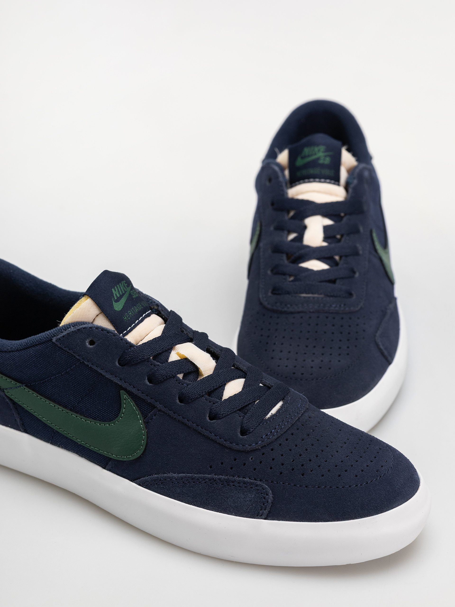 Topánky Nike SB Heritage Vulc (midnight navy/noble green midnight navy)