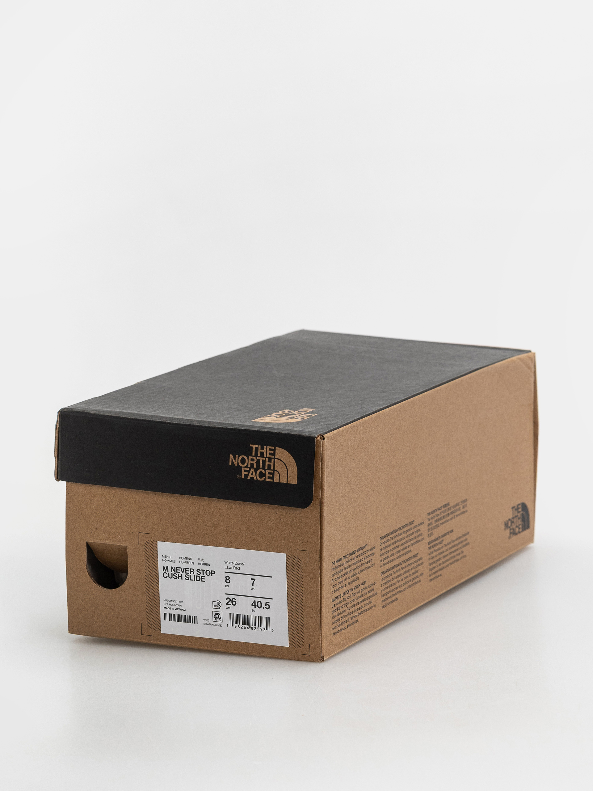 Šľapky The North Face Never Stop Cush (white dune/lava)