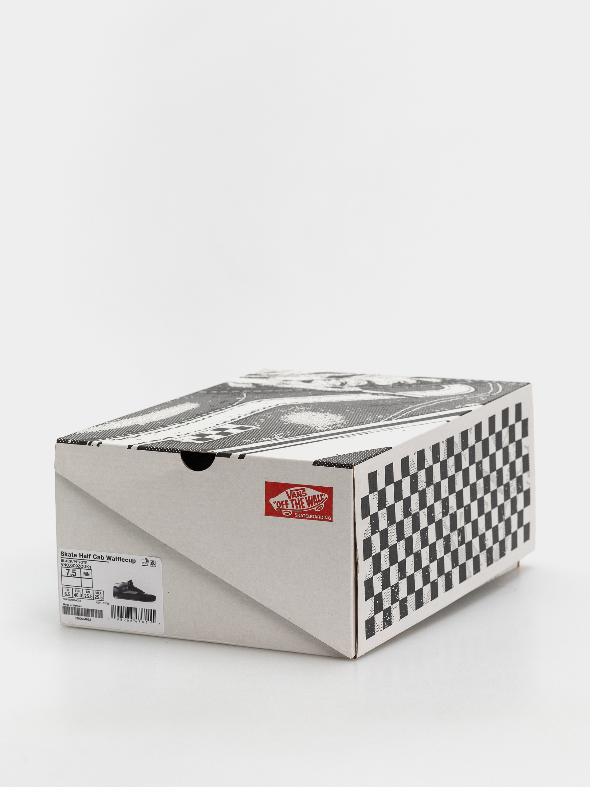 Topánky Vans Skate Half Cab Wafflecup (black/peyote)