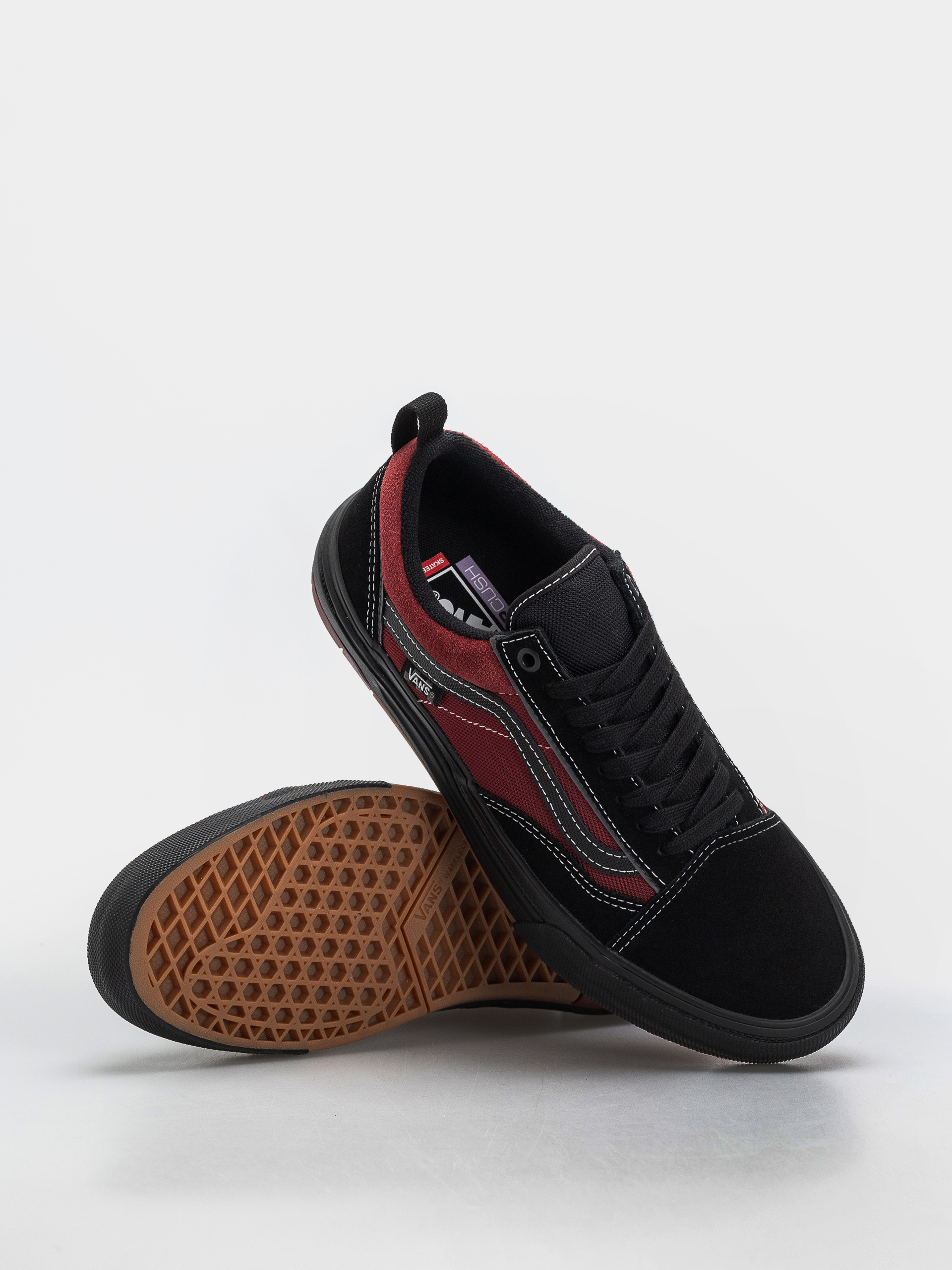 Topánky Vans Skate Old Skool Wafflecup (black/red)