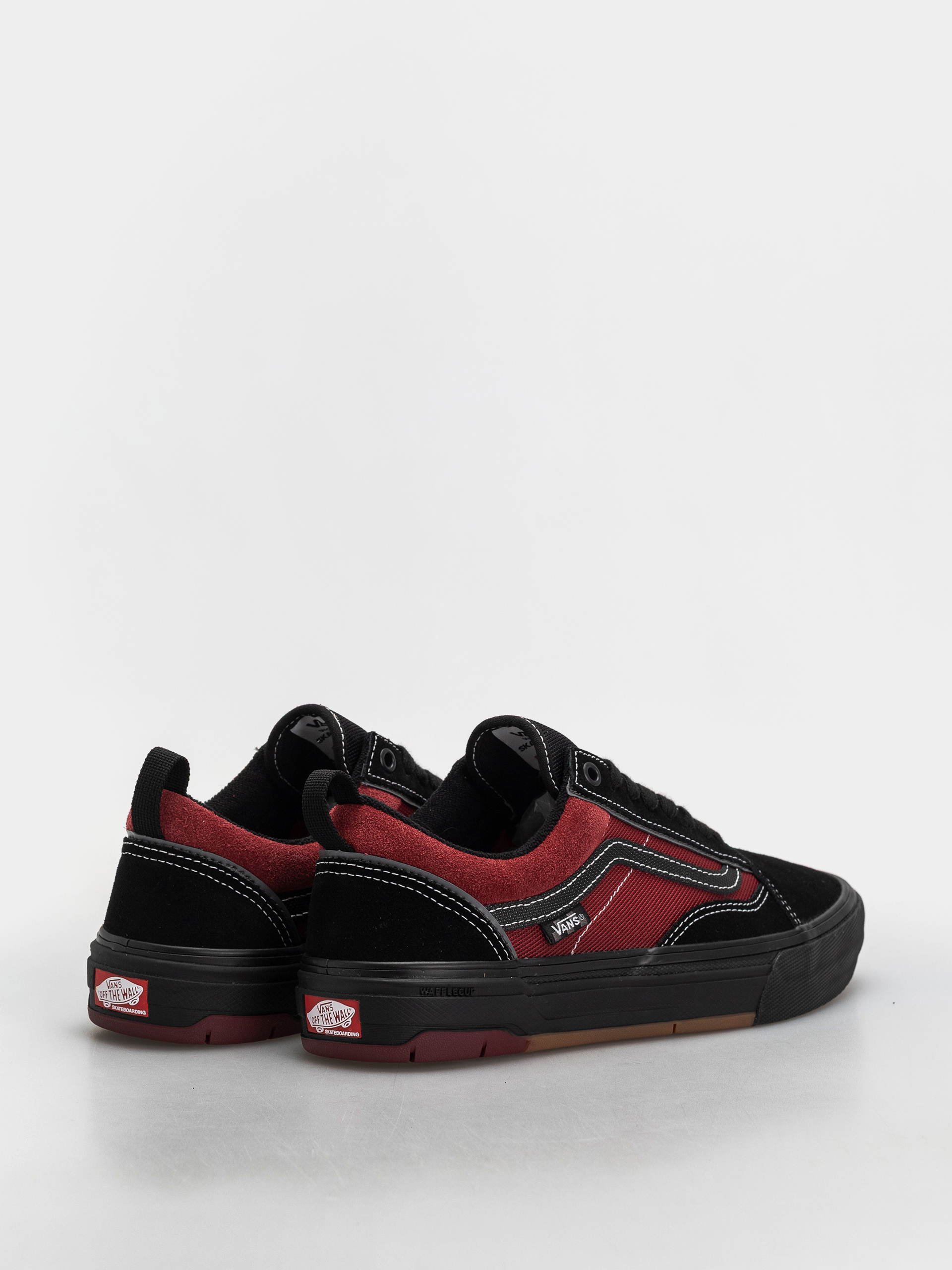 Topánky Vans Skate Old Skool Wafflecup (black/red)