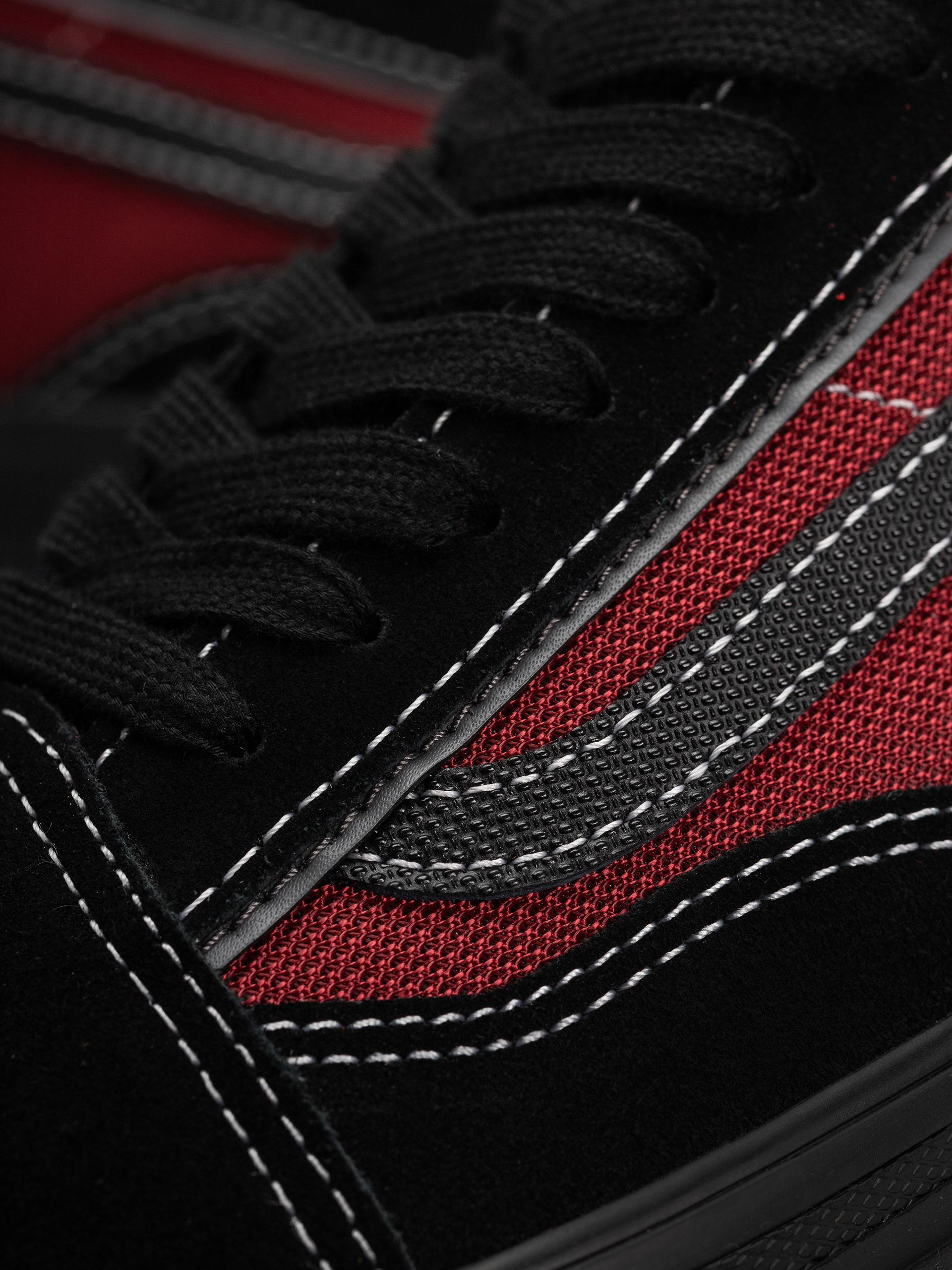 Topánky Vans Skate Old Skool Wafflecup (black/red)