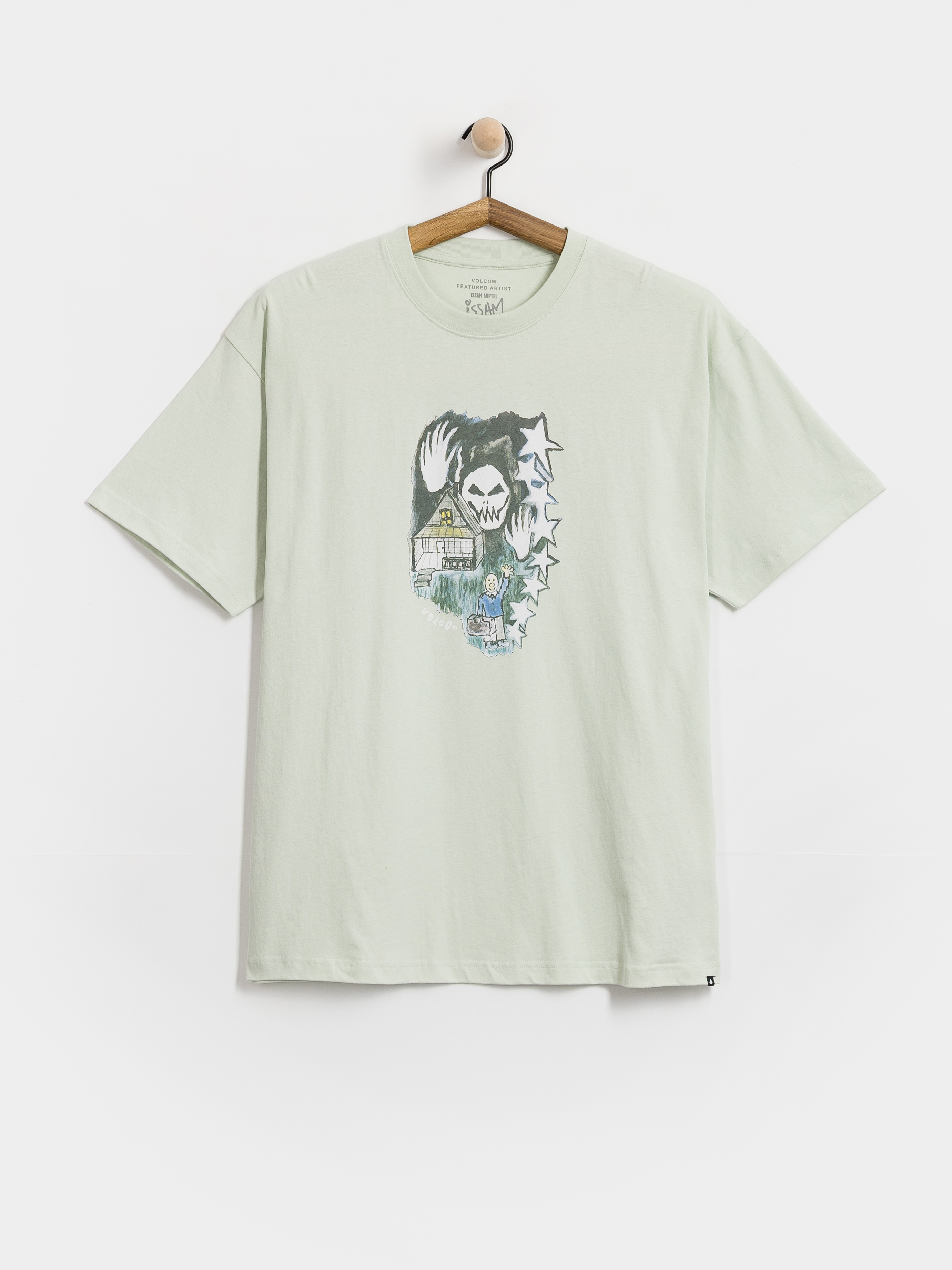 Tričko Volcom Fa Issam Auptel Lse (pale aqua)