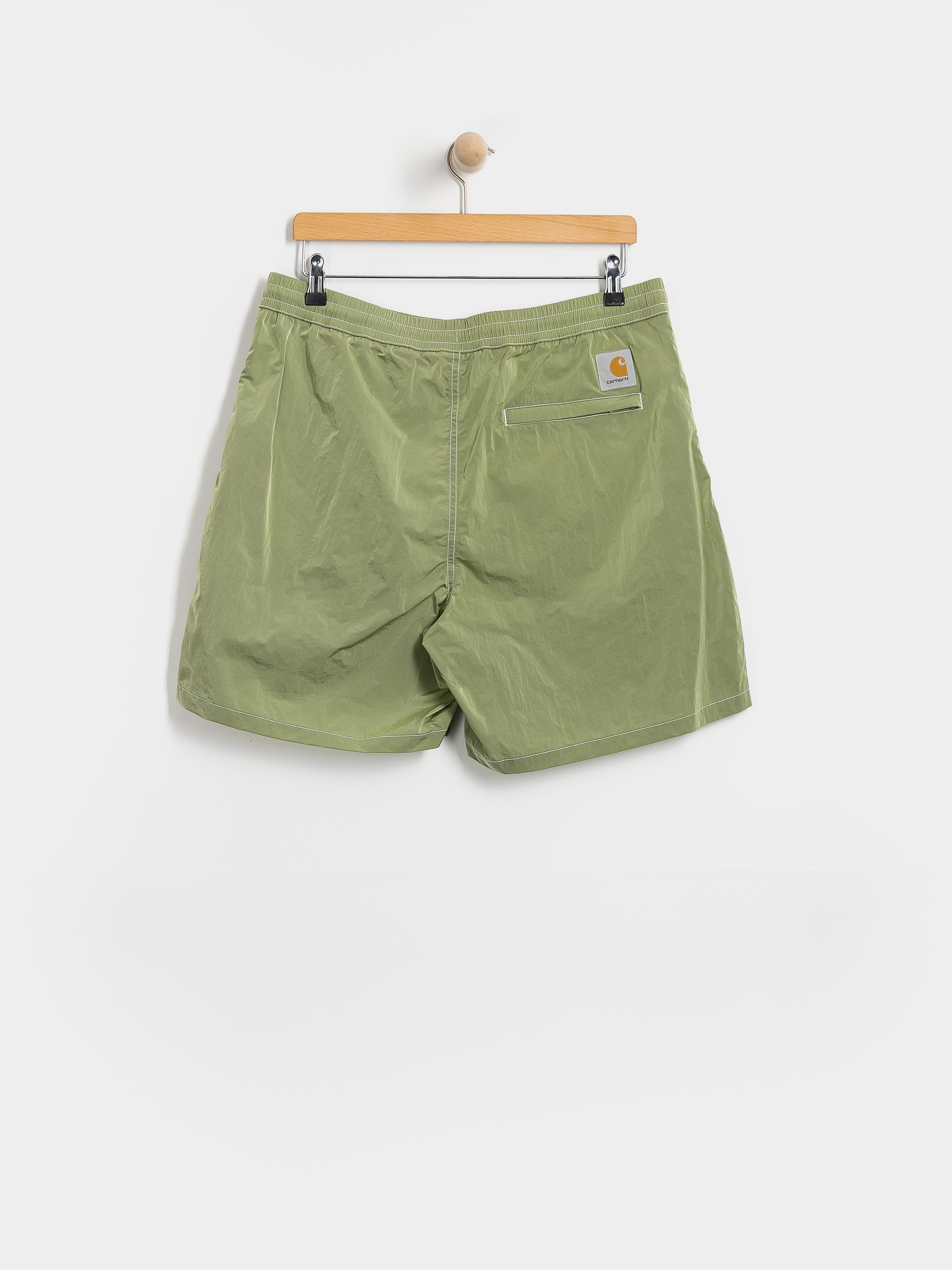 Kraťasy Carhartt WIP Canby Swim (gentle green/white)