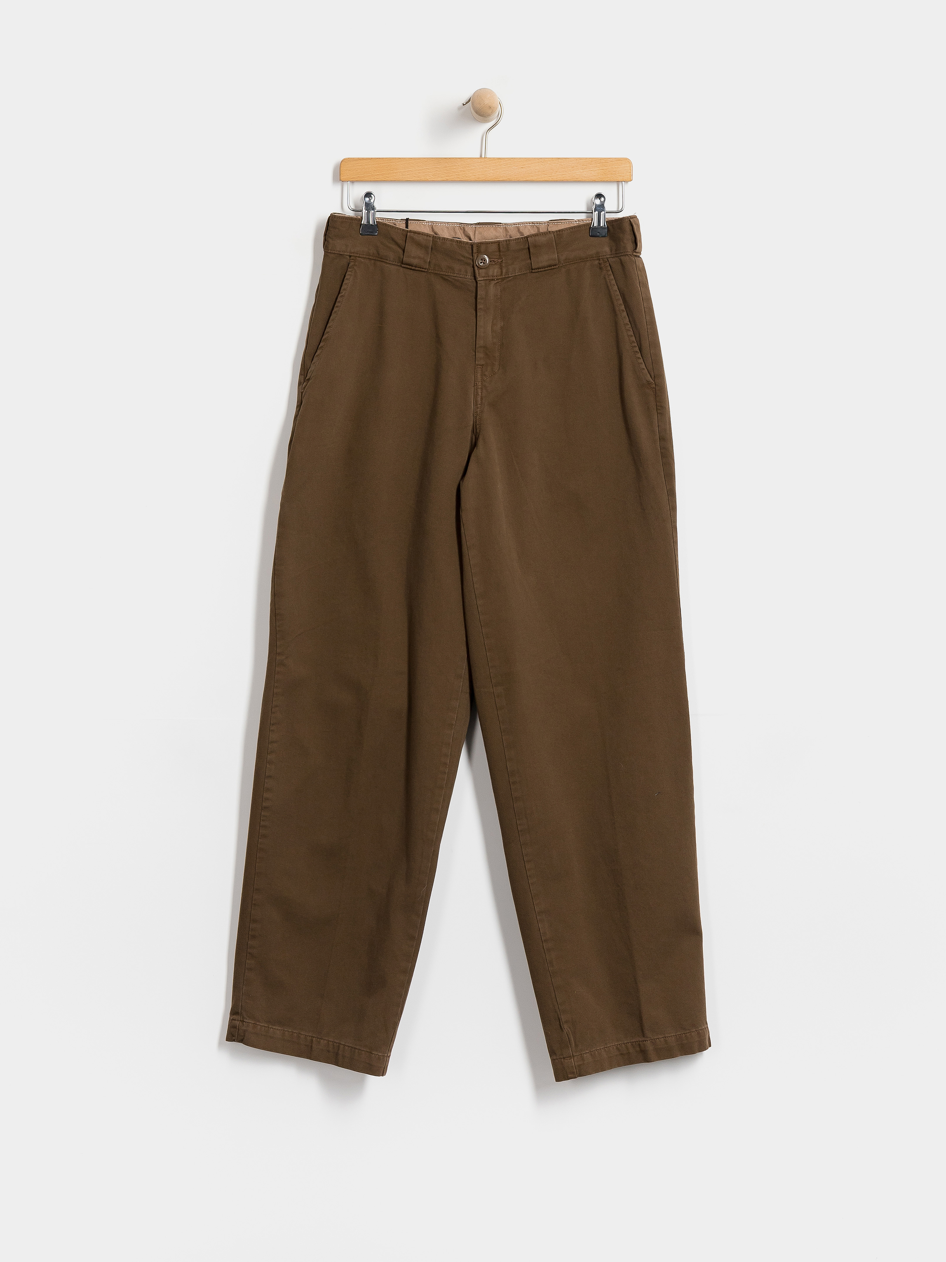 Nohavice Dickies 247 Loose Garment Dyed Work (timber brown)